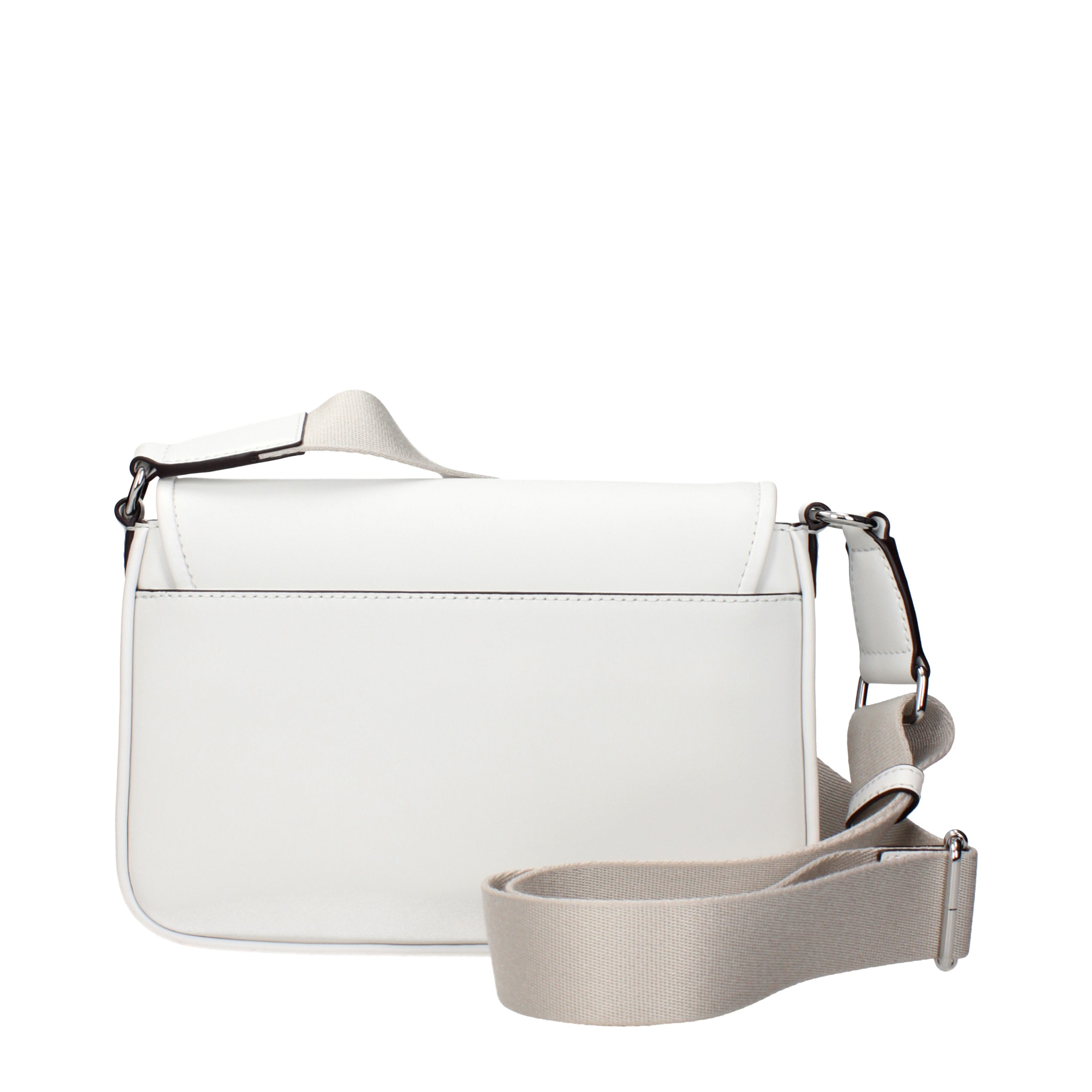 Michael Kors Crossbody Bags Women Leather White/Optic White | B