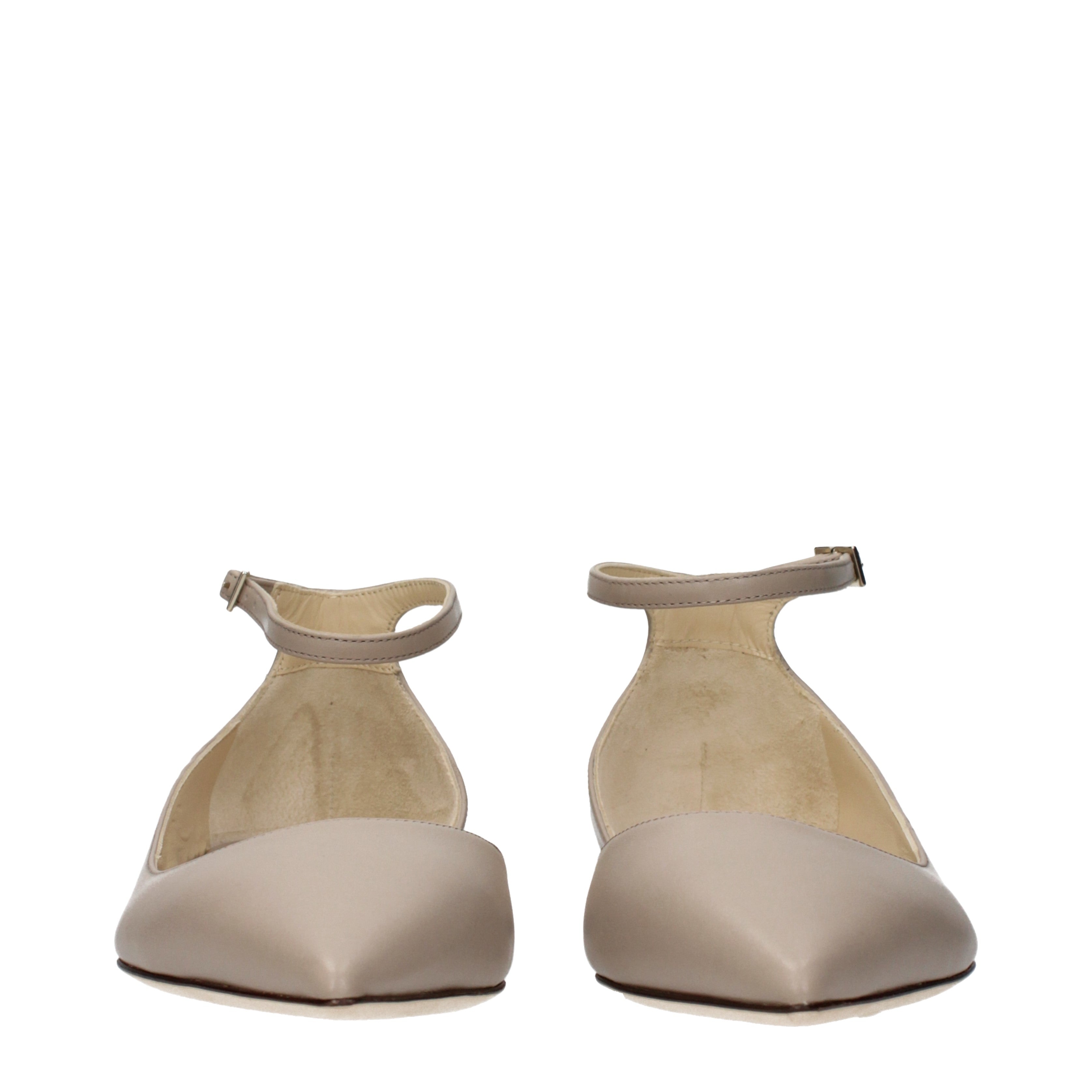 Jimmy Choo バレエシューズ 女性 皮革 灰色/トープ | B-Exit – B-Exit