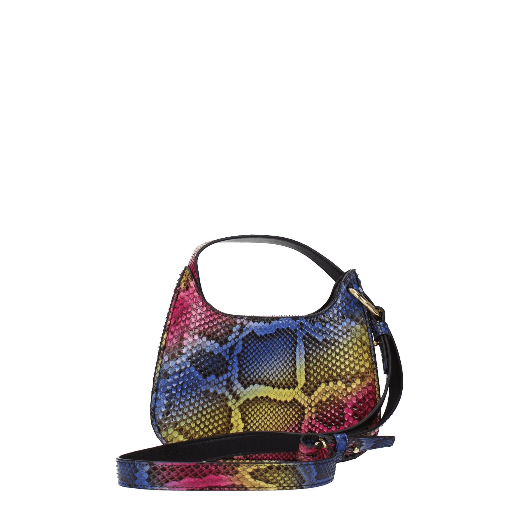 Versace Borse a Tracolla Donna Pelle di Pitone Multicolor