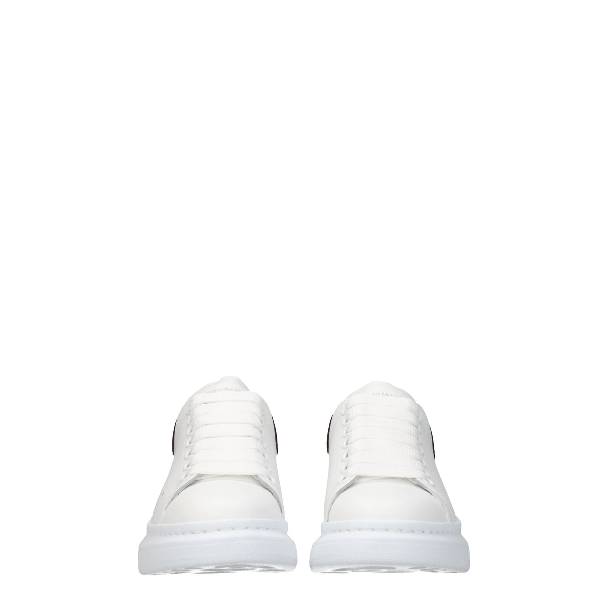 Alexander McQueen Sneakers Donna Pelle Bianco Ultra Pink