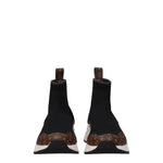 Pollini Sneakers Donna Tessuto Marrone Nero