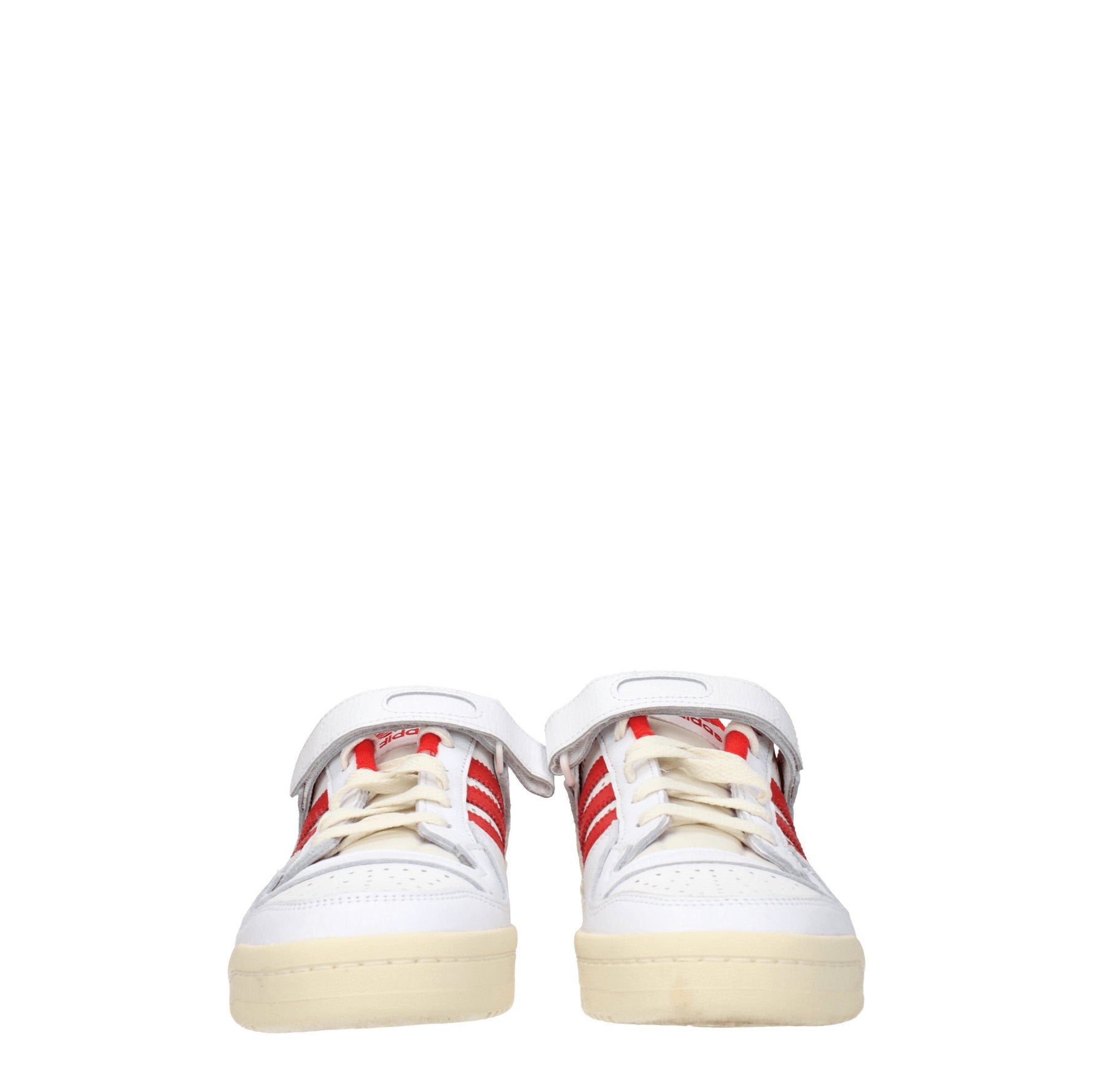 Adidas Sneakers forum Uomo Pelle Bianco Rosso