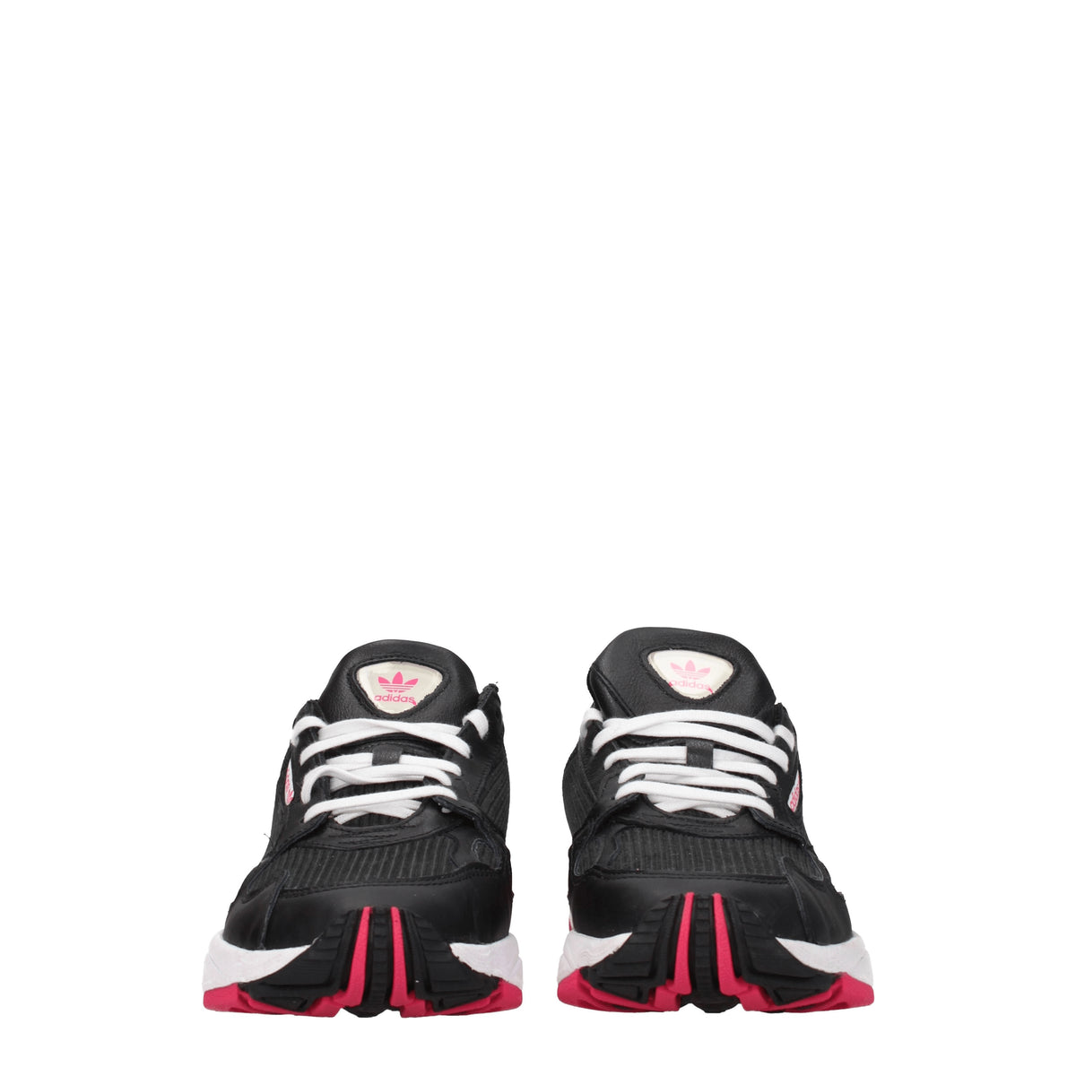 Adidas Sneakers falcon Donna Tessuto Nero Fuxia