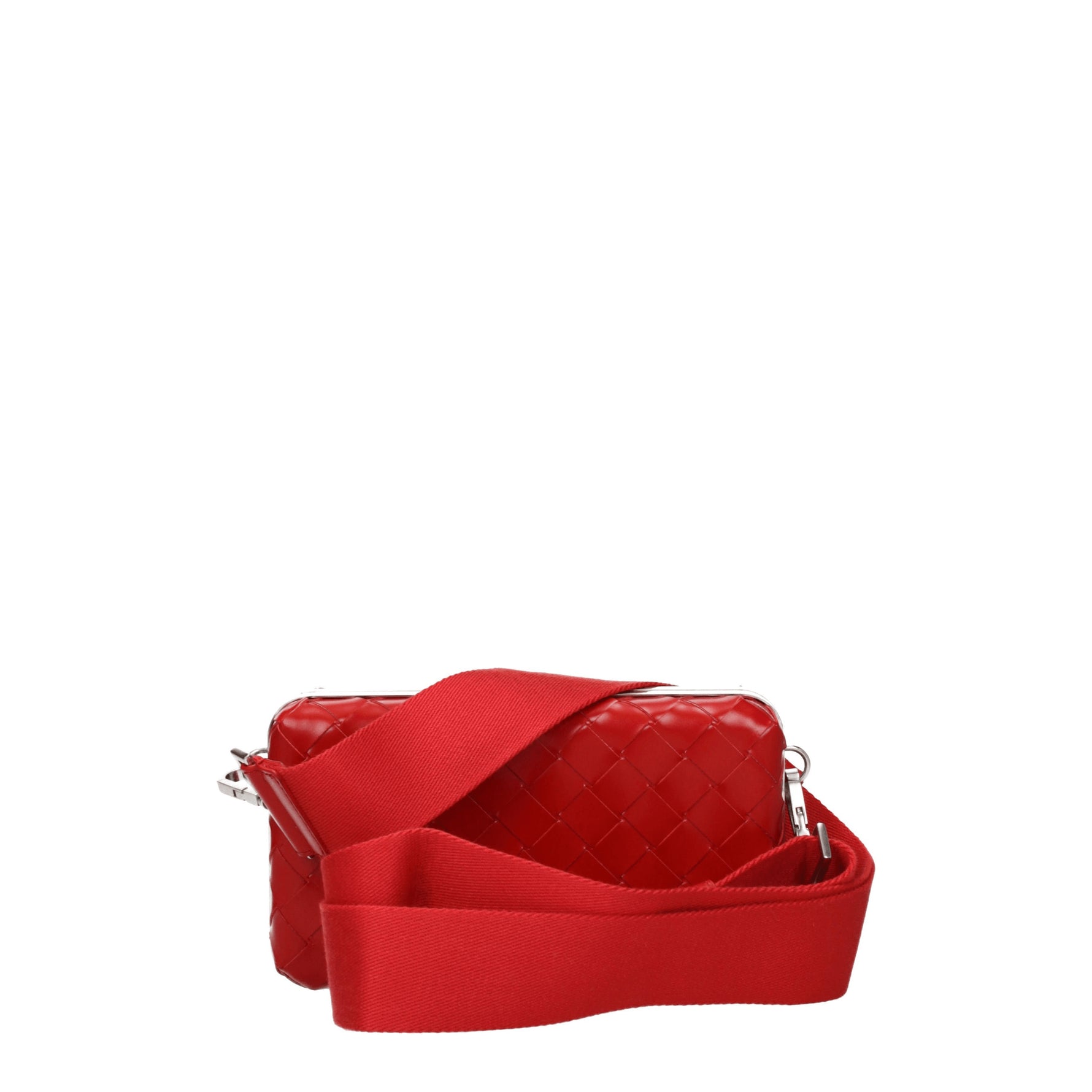 Bottega Veneta Pochette Donna Pelle Rosso Rossetto