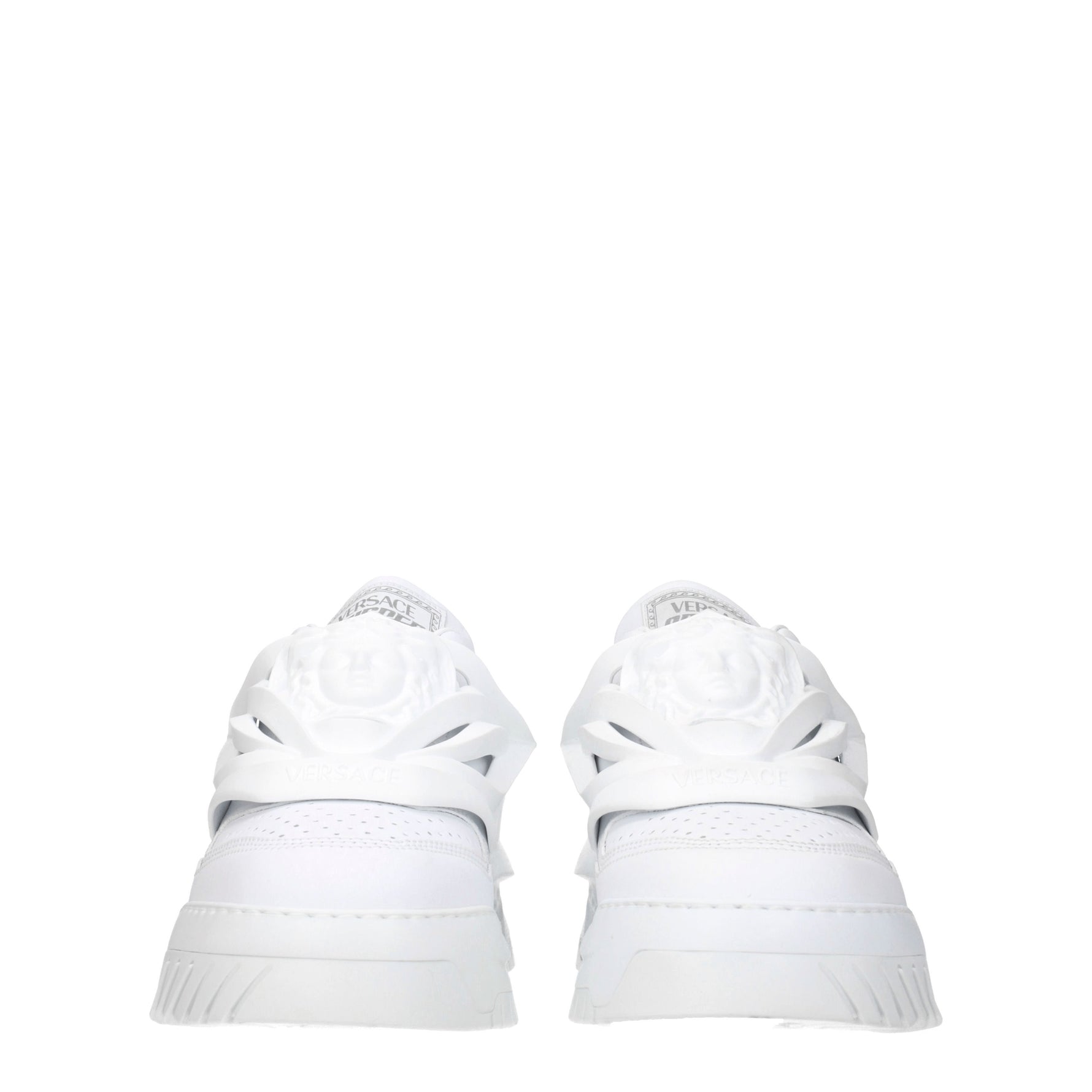 Versace Sneakers odissea Uomo Pelle Bianco Bianco Ottico