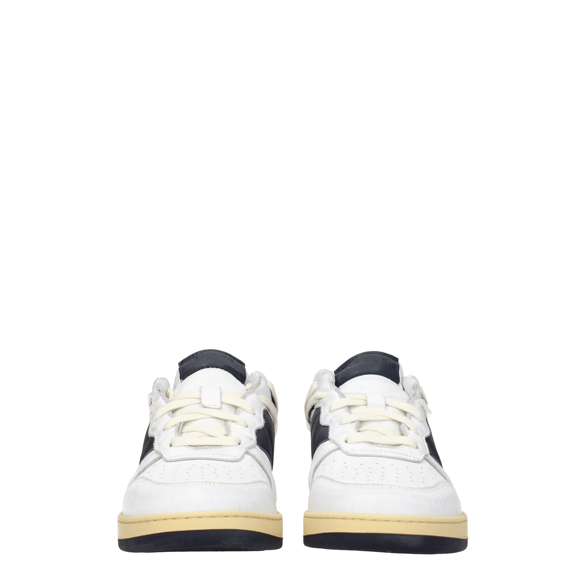 Rhude Sneakers Uomo Pelle Bianco Blu Navy