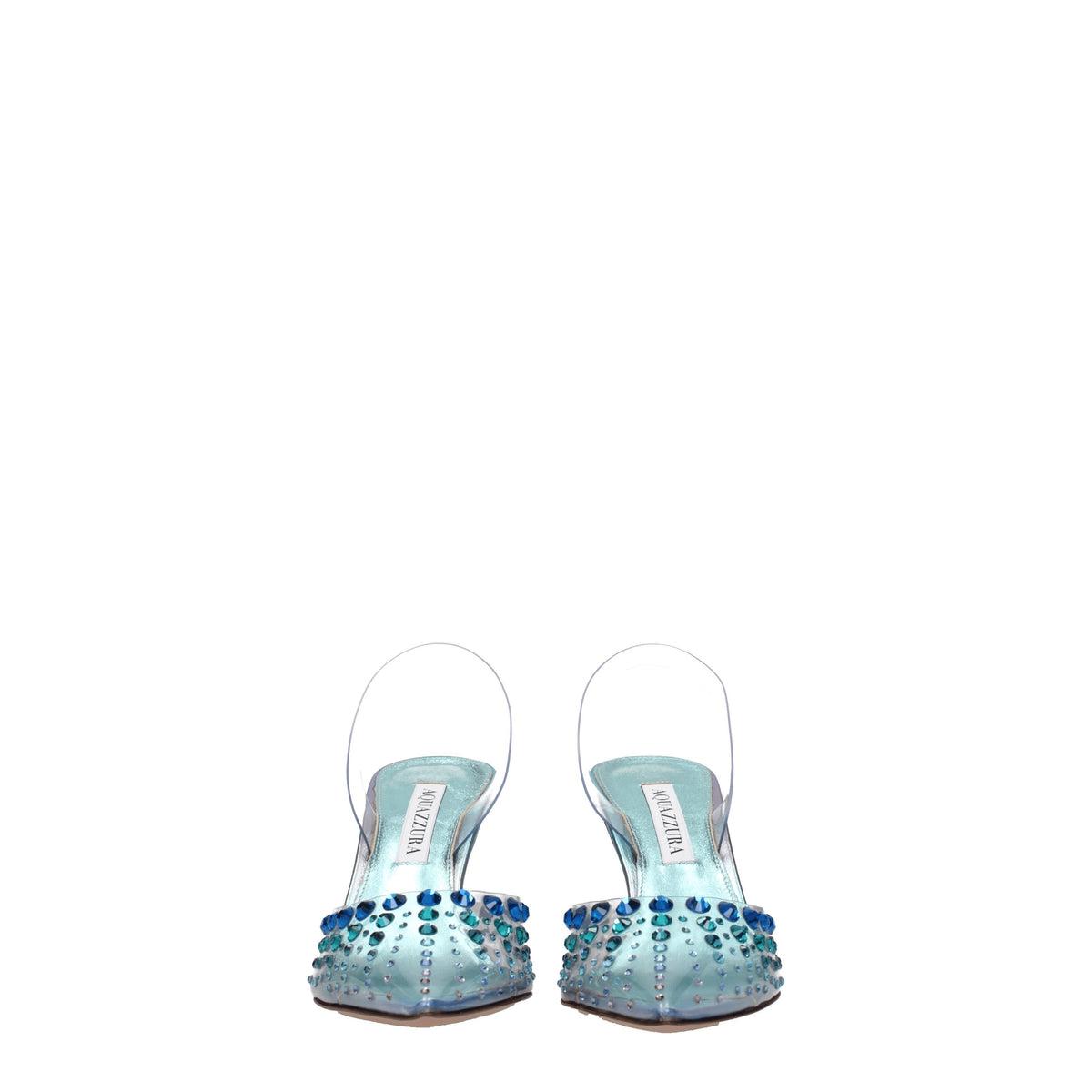 Aquazzura Sandali Donna PVC Trasparente Cielo