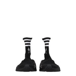 Balenciaga Sneakers adidas speed Donna Tessuto Nero Bianco