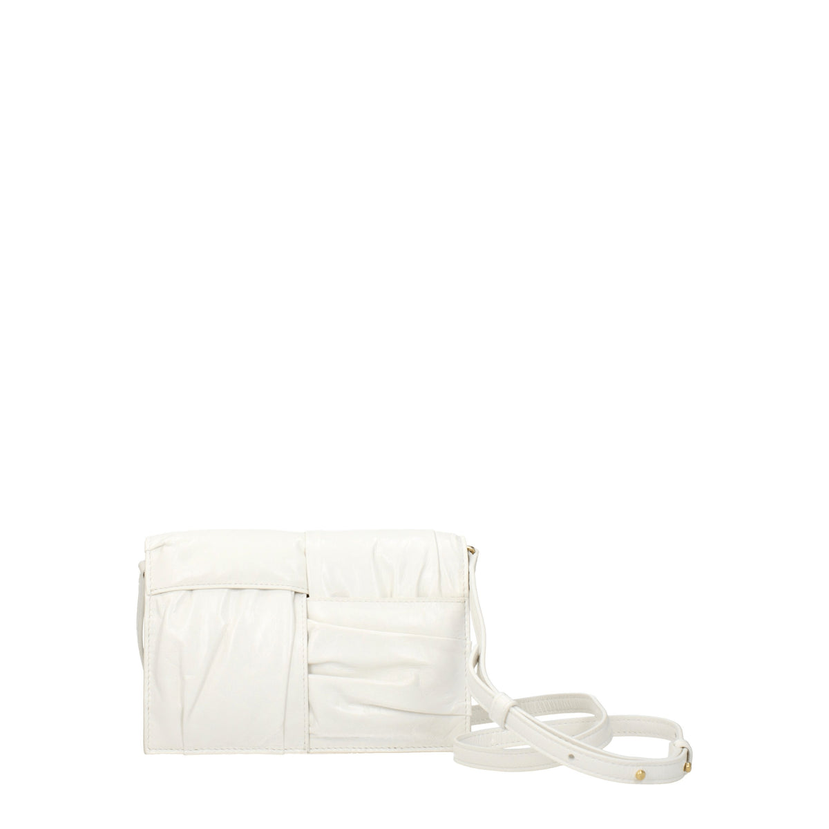 Bottega Veneta Pochette cassette Donna Pelle Bianco