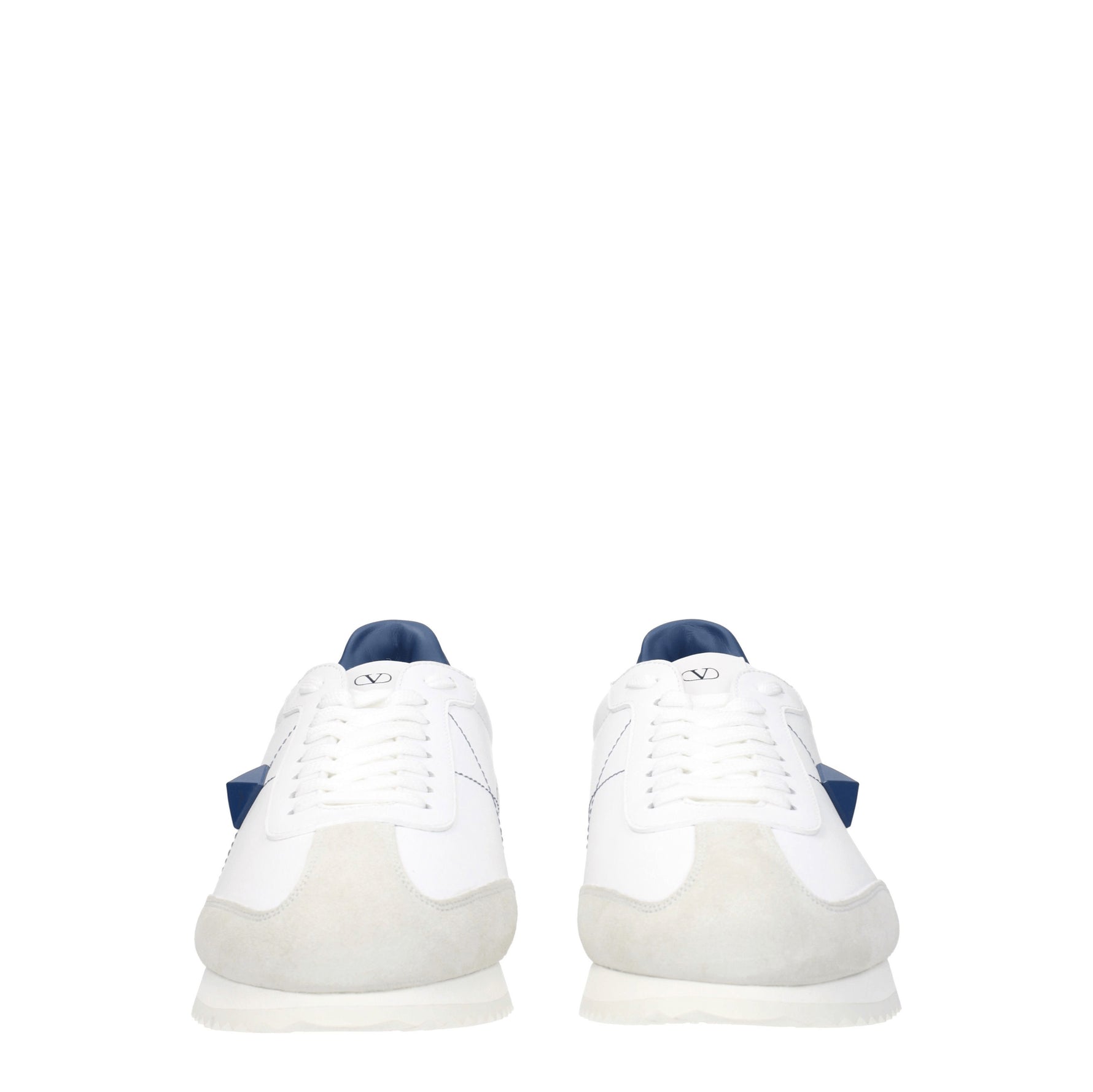 Valentino Garavani Sneakers Uomo Pelle Bianco Blu