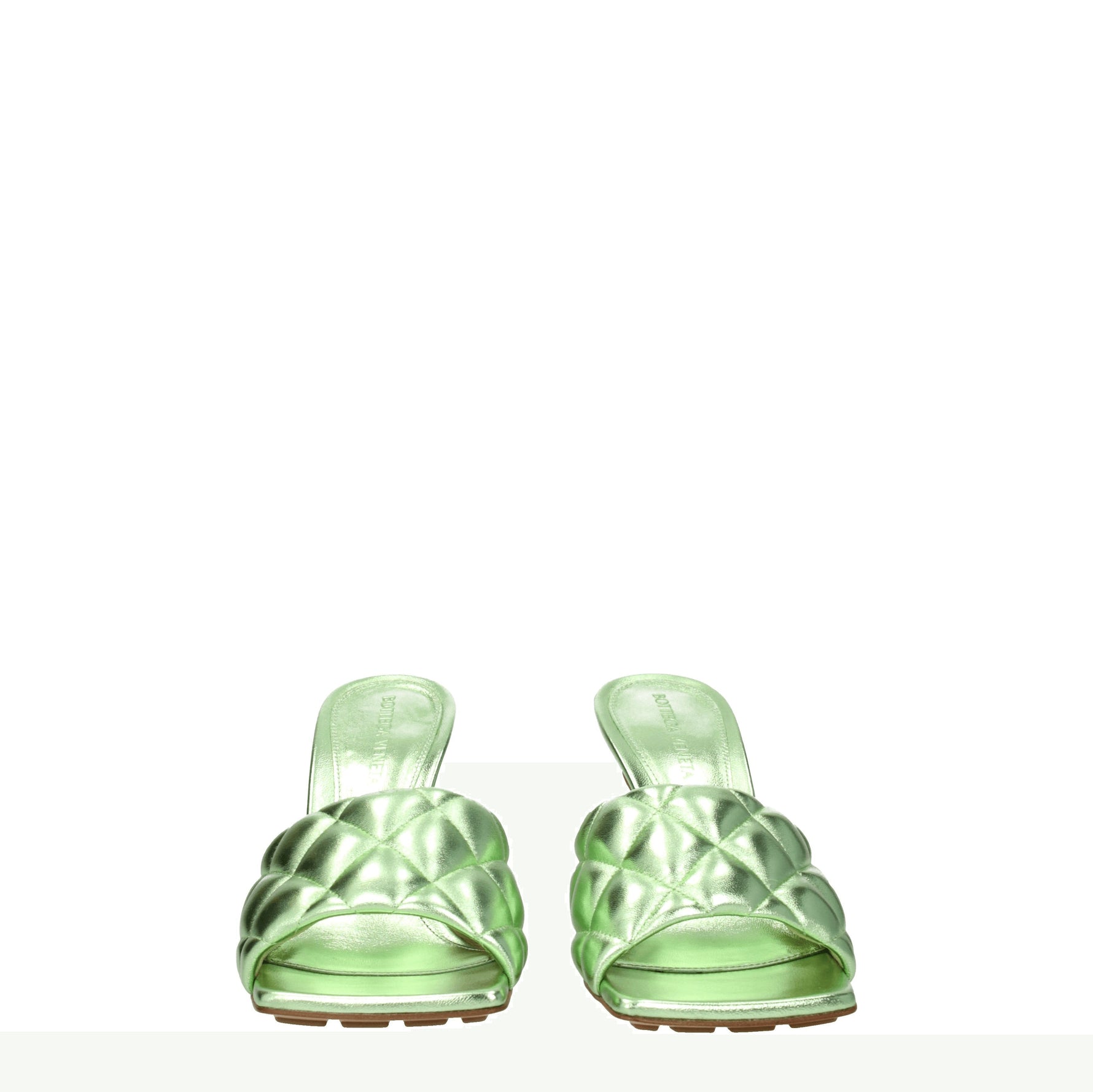 Bottega Veneta Sandali Donna Pelle Verde Pistacchio