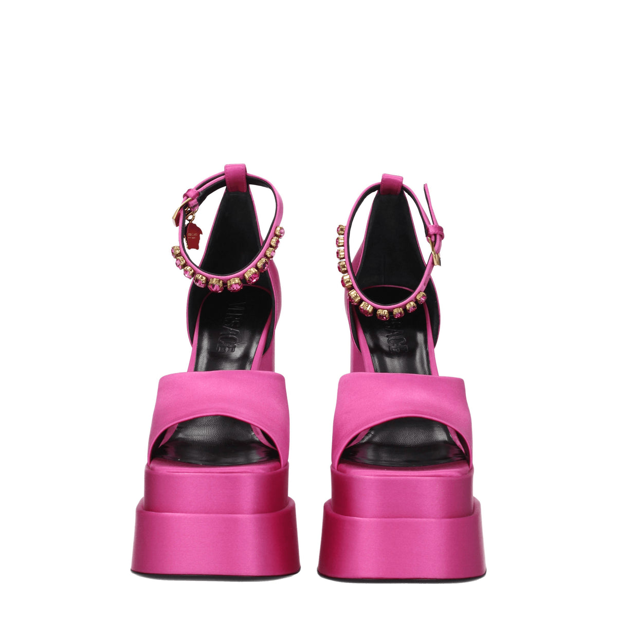 Versace Sandali Donna Raso Fuxia