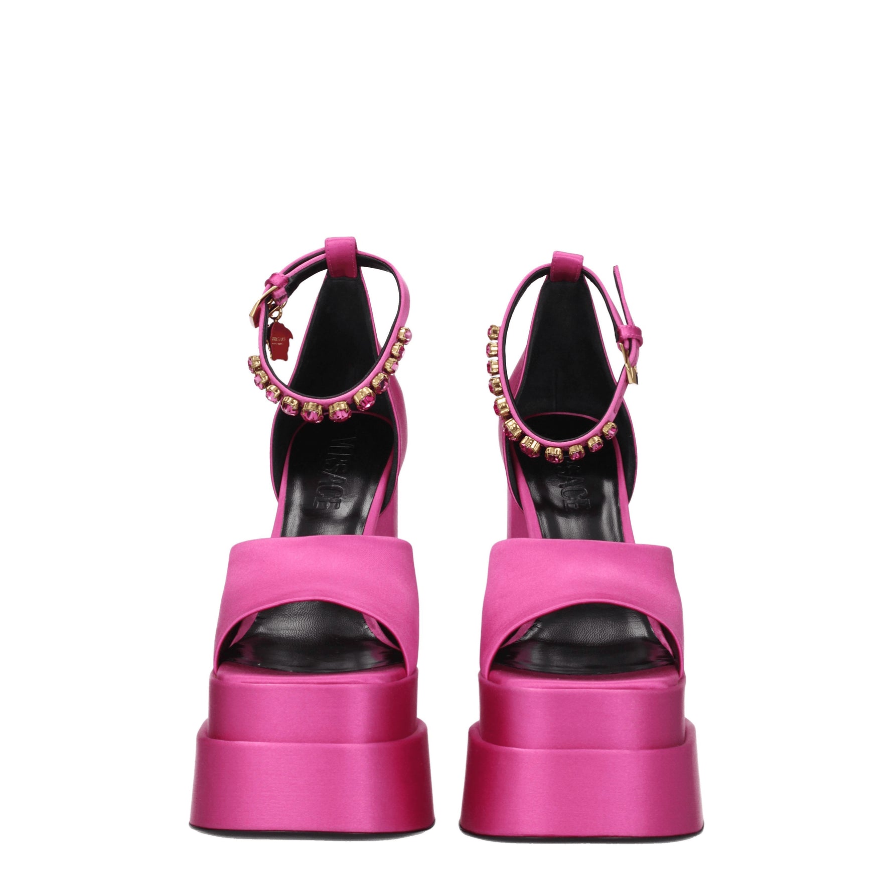 Versace Sandali Donna Raso Fuxia