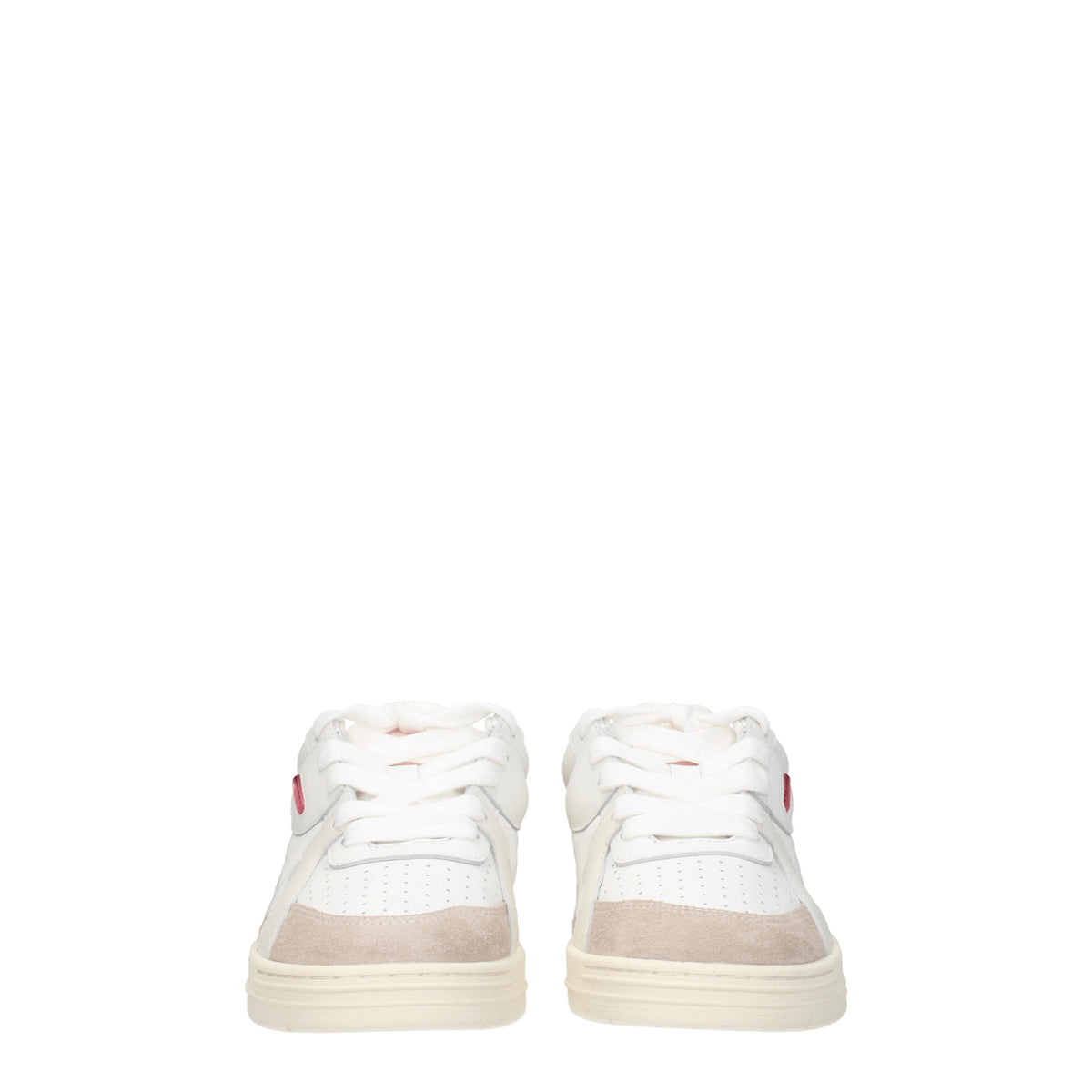 Palm Angels Sneakers Donna Pelle Bianco Rosa