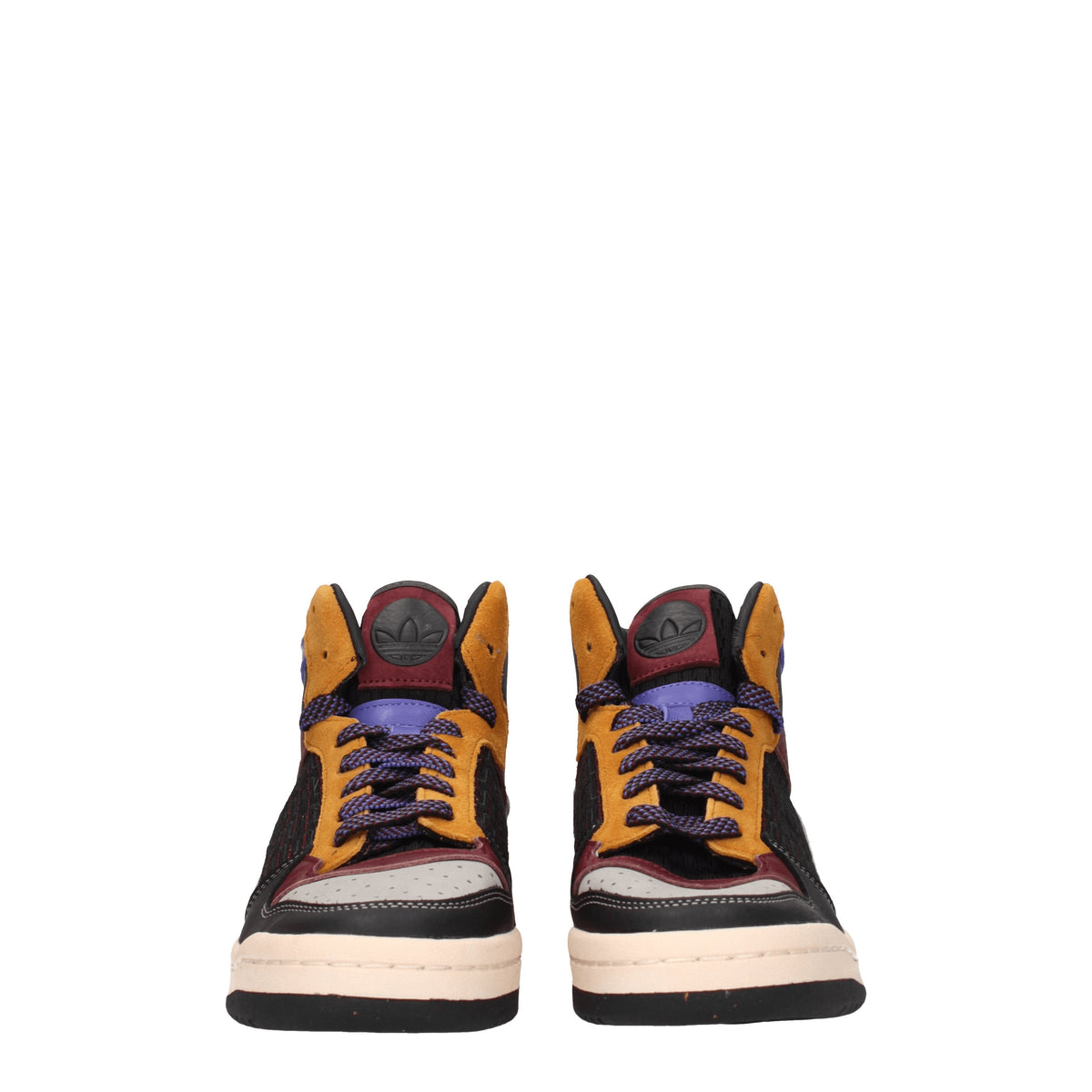 Adidas Sneakers forum Uomo Pelle Nero Multicolore