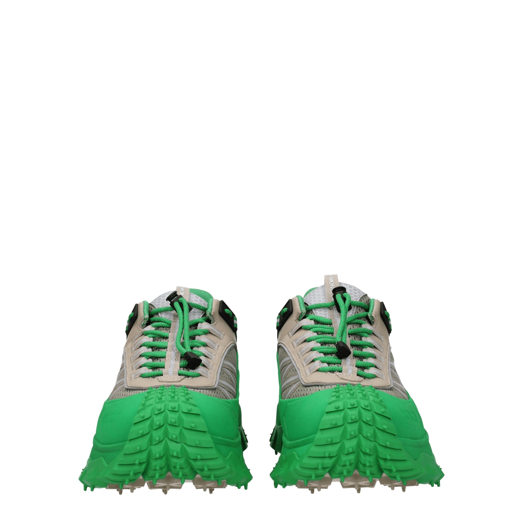 Moncler Sneakers trailgrip high vibram Uomo Tessuto Verde Grigio