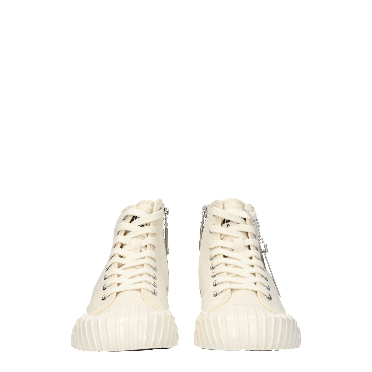 Kenzo Sneakers Donna Tessuto Beige Crema