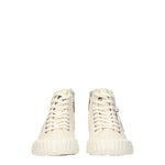 Kenzo Sneakers Donna Tessuto Beige Crema