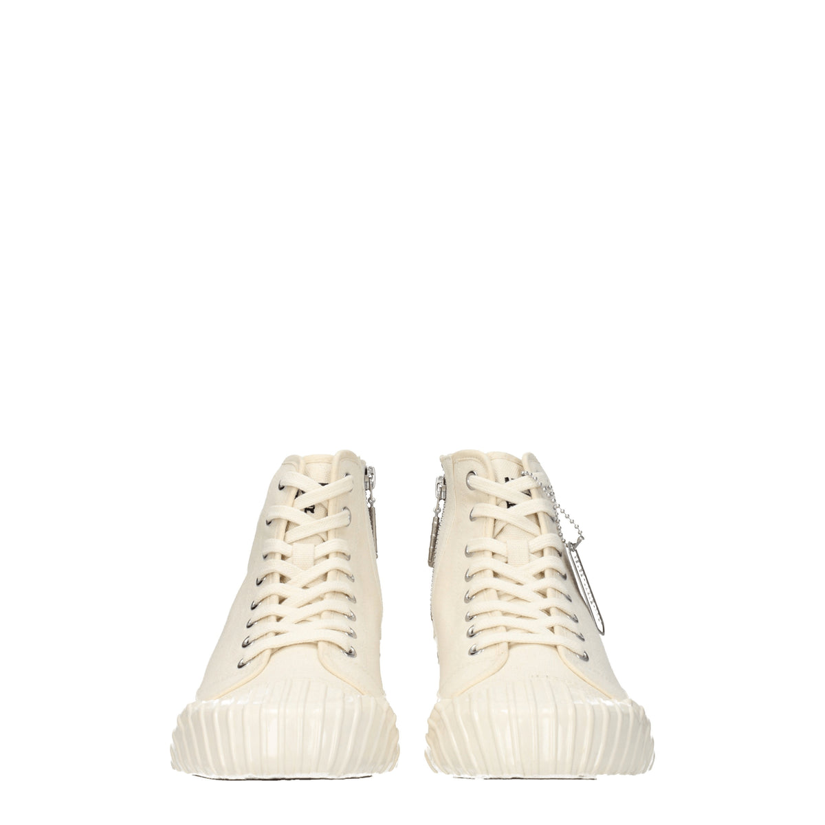 Kenzo Sneakers Uomo Tessuto Beige Crema