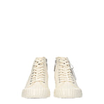 Kenzo Sneakers Uomo Tessuto Beige Crema