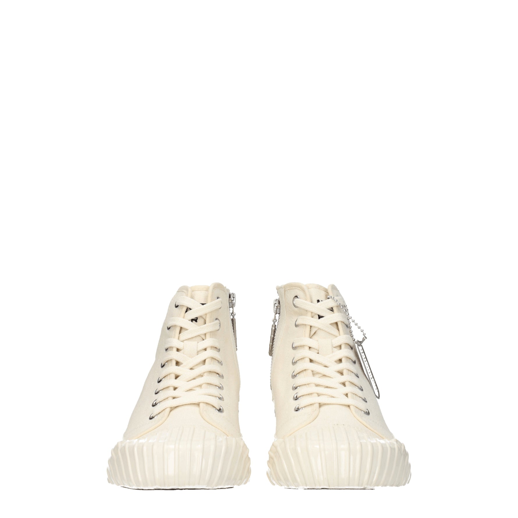Kenzo Sneakers Uomo Tessuto Beige Crema