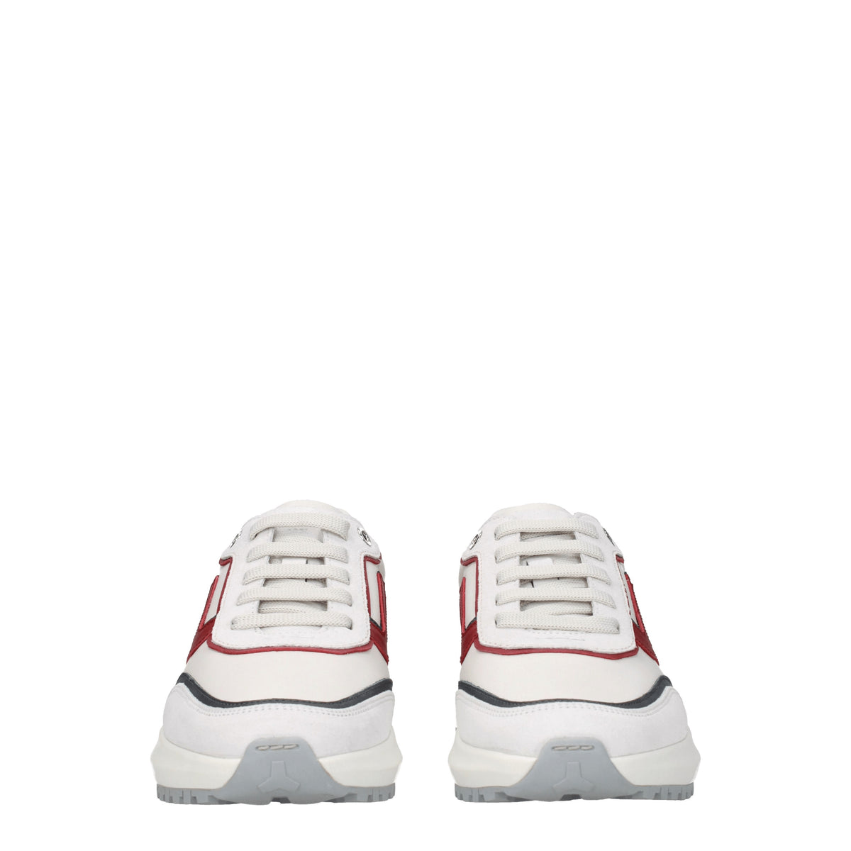 Bally Sneakers demmy Uomo Pelle Bianco Rosso