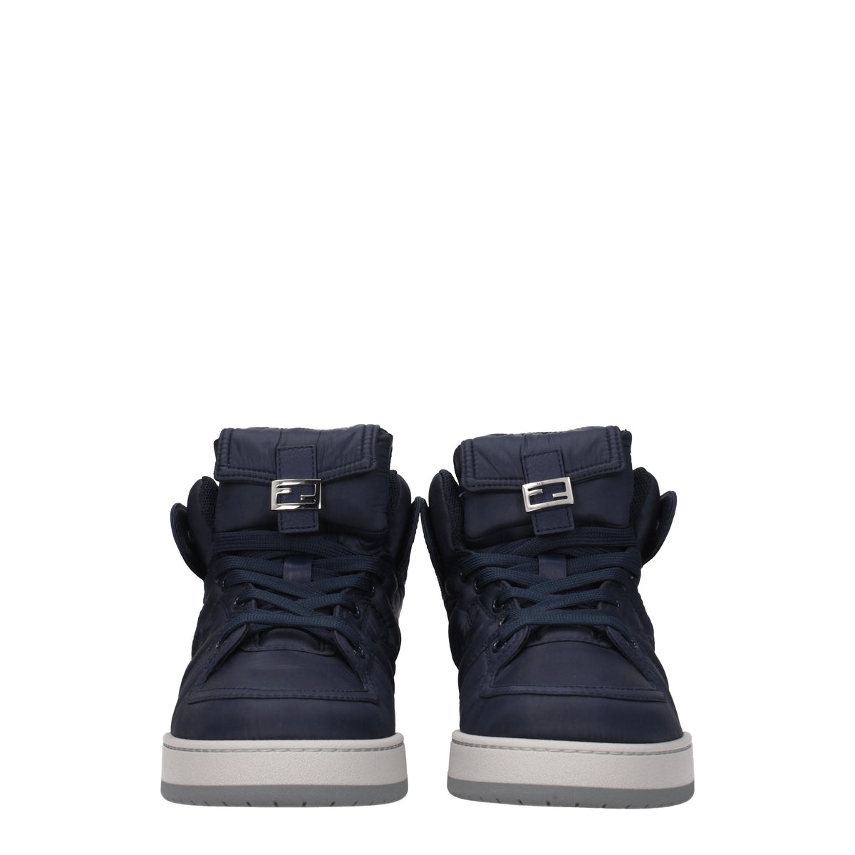Fendi Sneakers Uomo Tessuto Blu