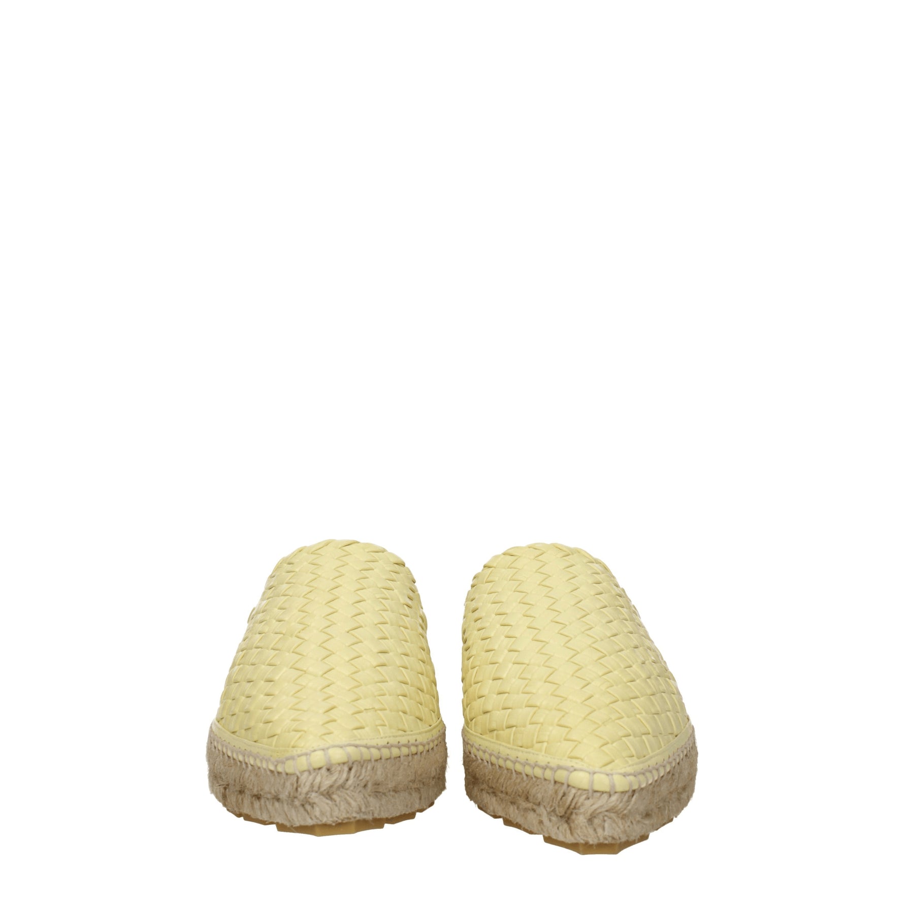 Bottega Veneta Ciabatte e Zoccoli Donna Pelle Giallo Raggio di Luna