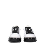 Love Moschino Sneakers Donna Pelle Bianco Nero