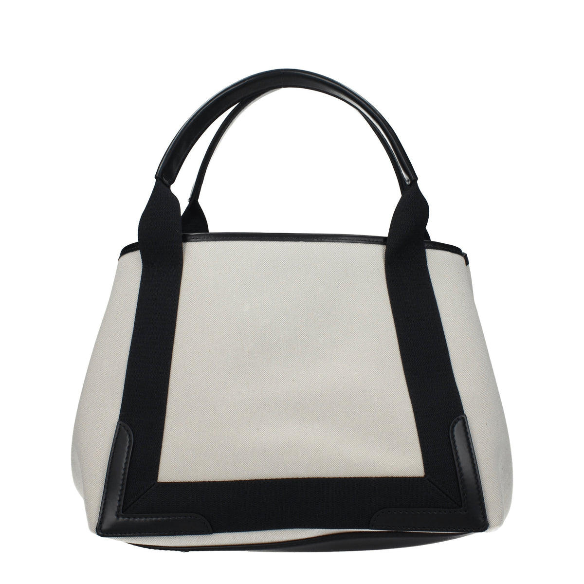 Balenciaga Borse a Mano Donna Tessuto Beige Nero
