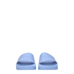 Balenciaga Idee Regalo slippers kids Donna Gomma Blu Soft Sky