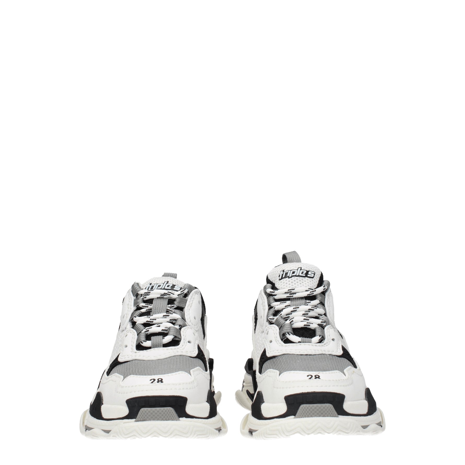 Balenciaga Idee regalo sneakers kids Uomo Tessuto Bianco Nero