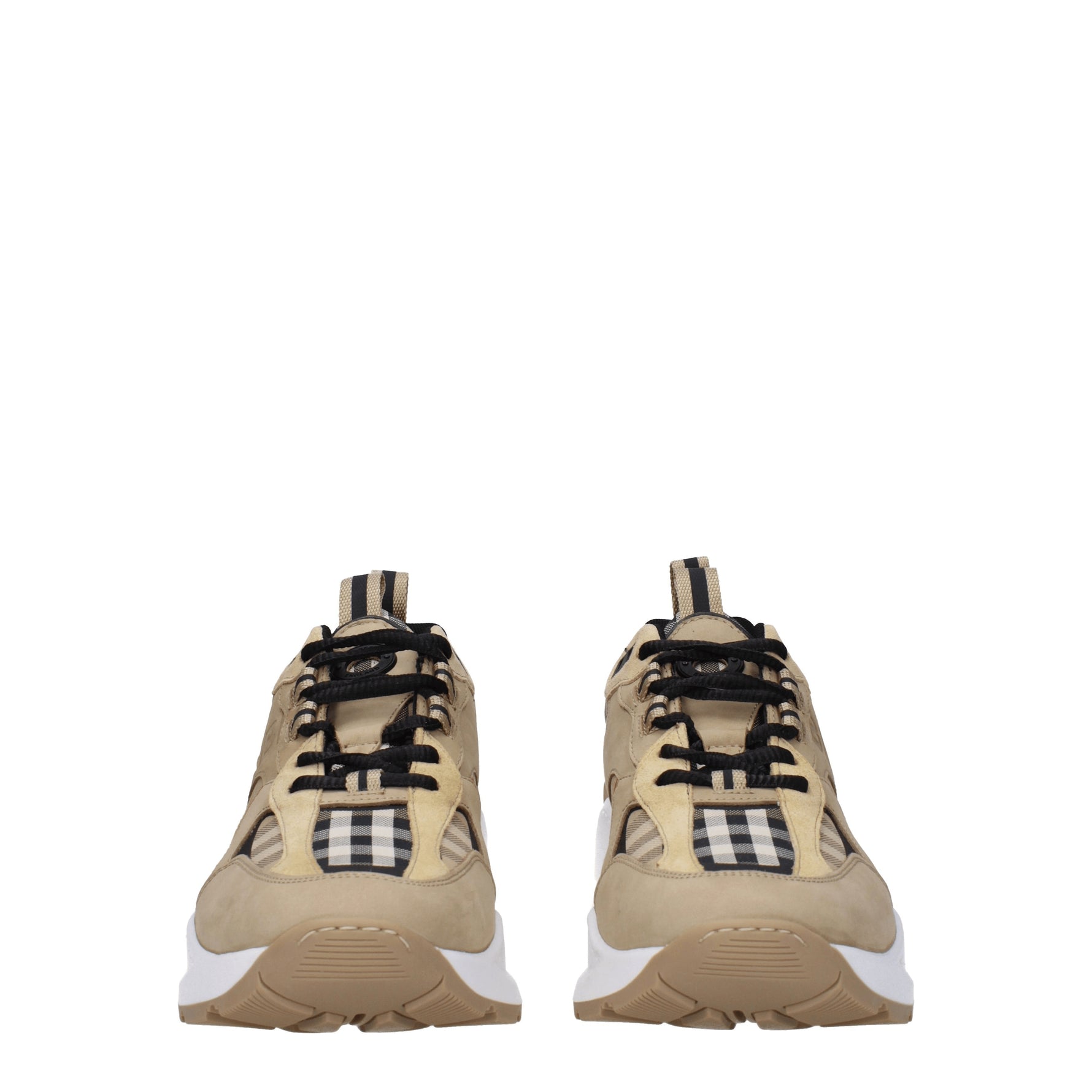 Burberry Sneakers Uomo Tessuto Beige