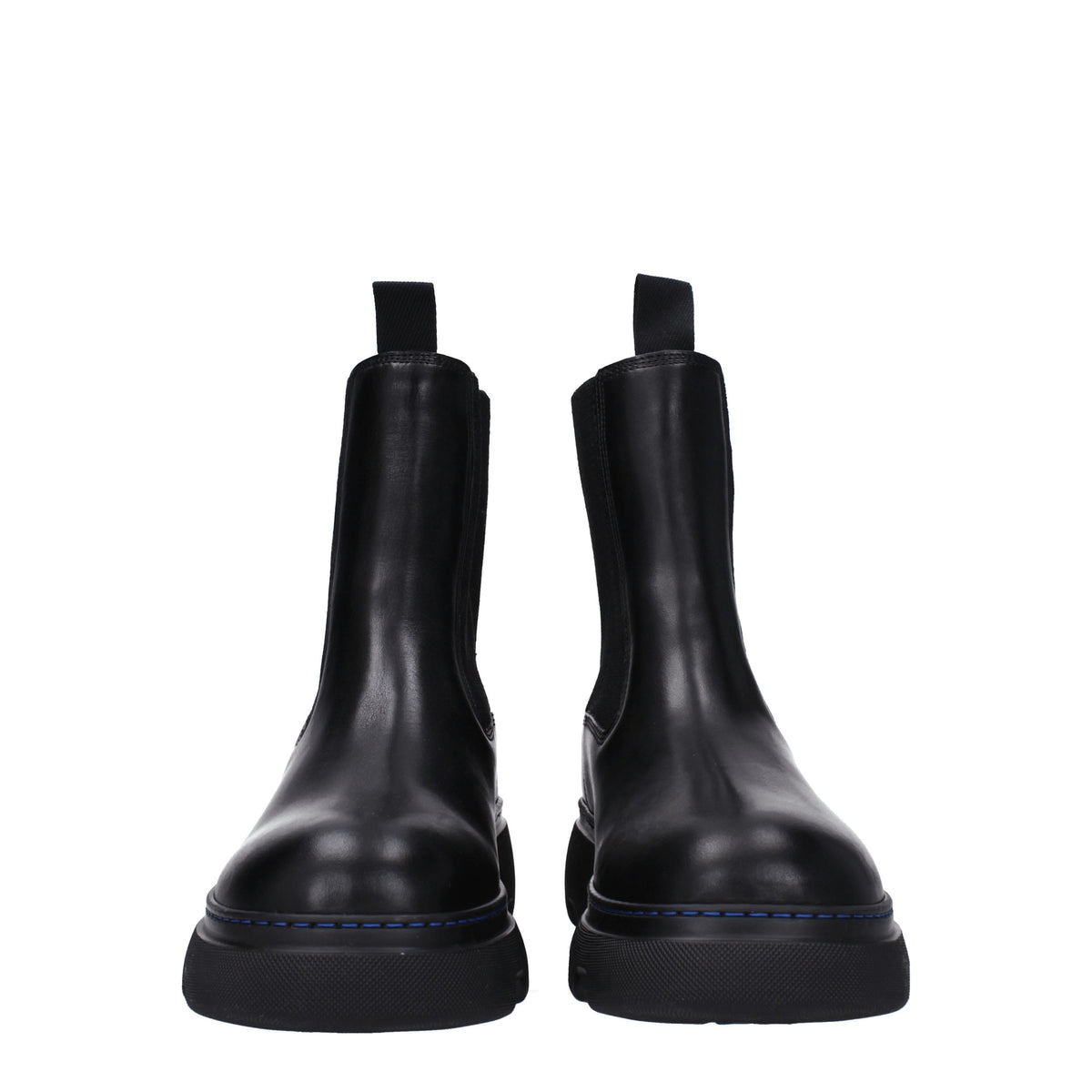 Burberry Stivaletti chelsea Uomo Pelle Nero