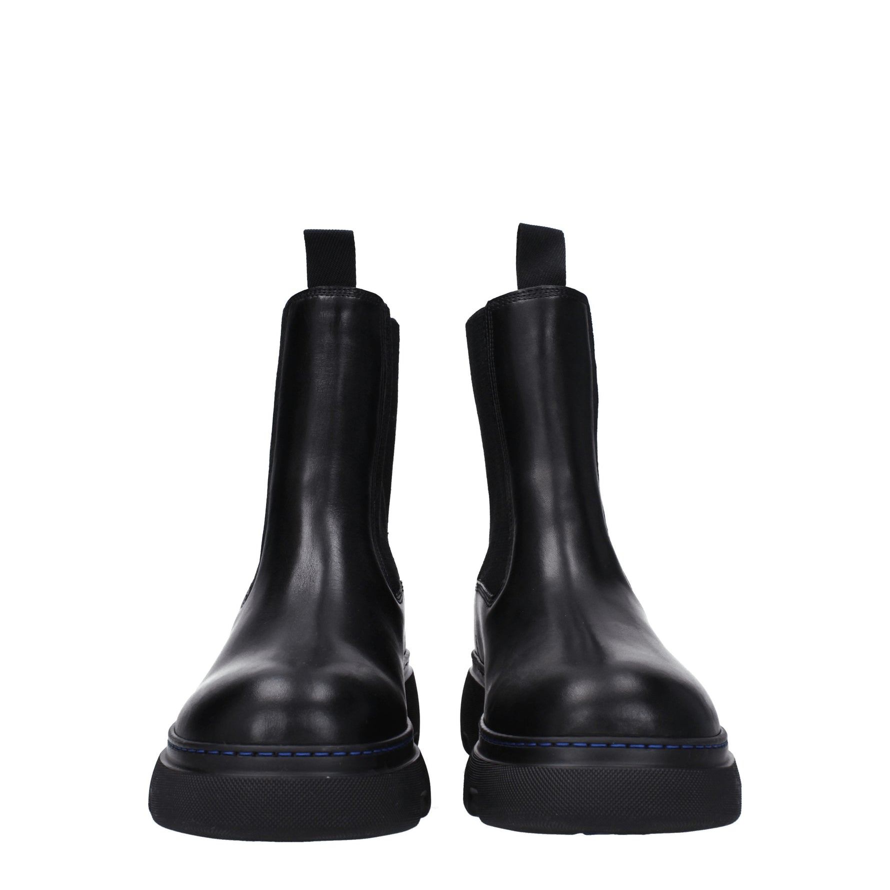 Burberry Stivaletti chelsea Uomo Pelle Nero