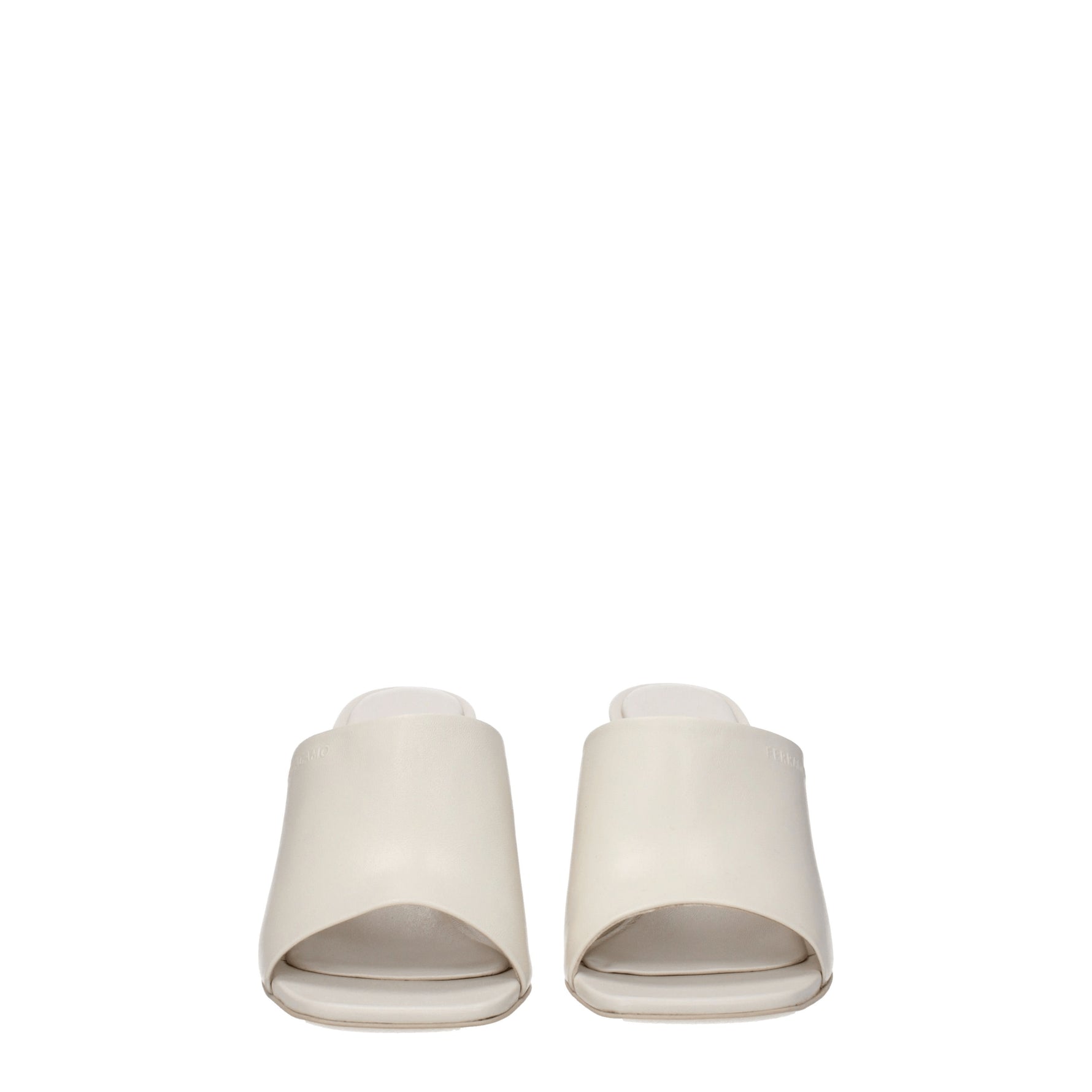 Salvatore Ferragamo Sandali astro Donna Pelle Beige Mascarpone