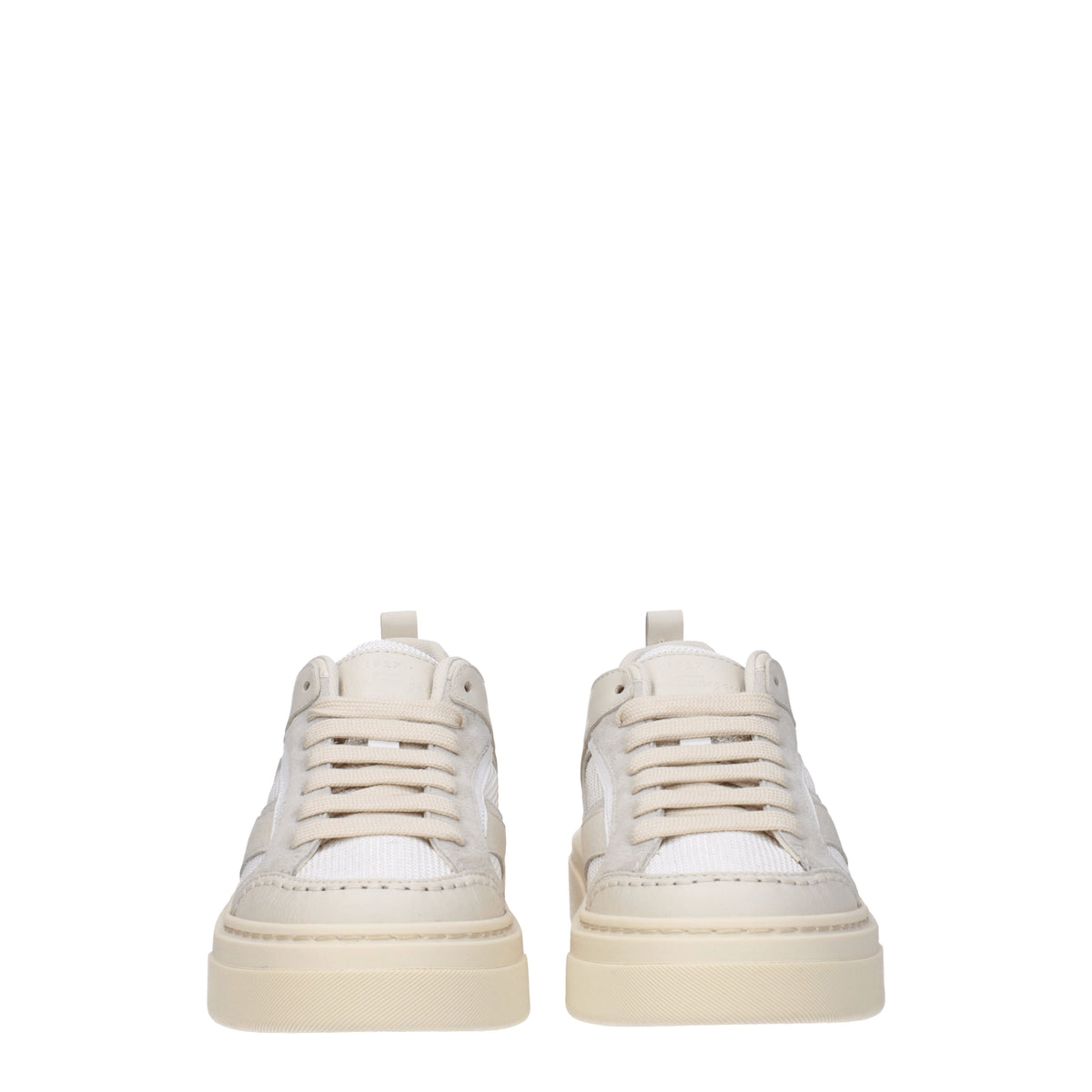 Salvatore Ferragamo Sneakers cassina Donna Pelle Beige Mascarpone