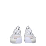 Lanvin Sneakers flash Donna Pelle Bianco Grigio
