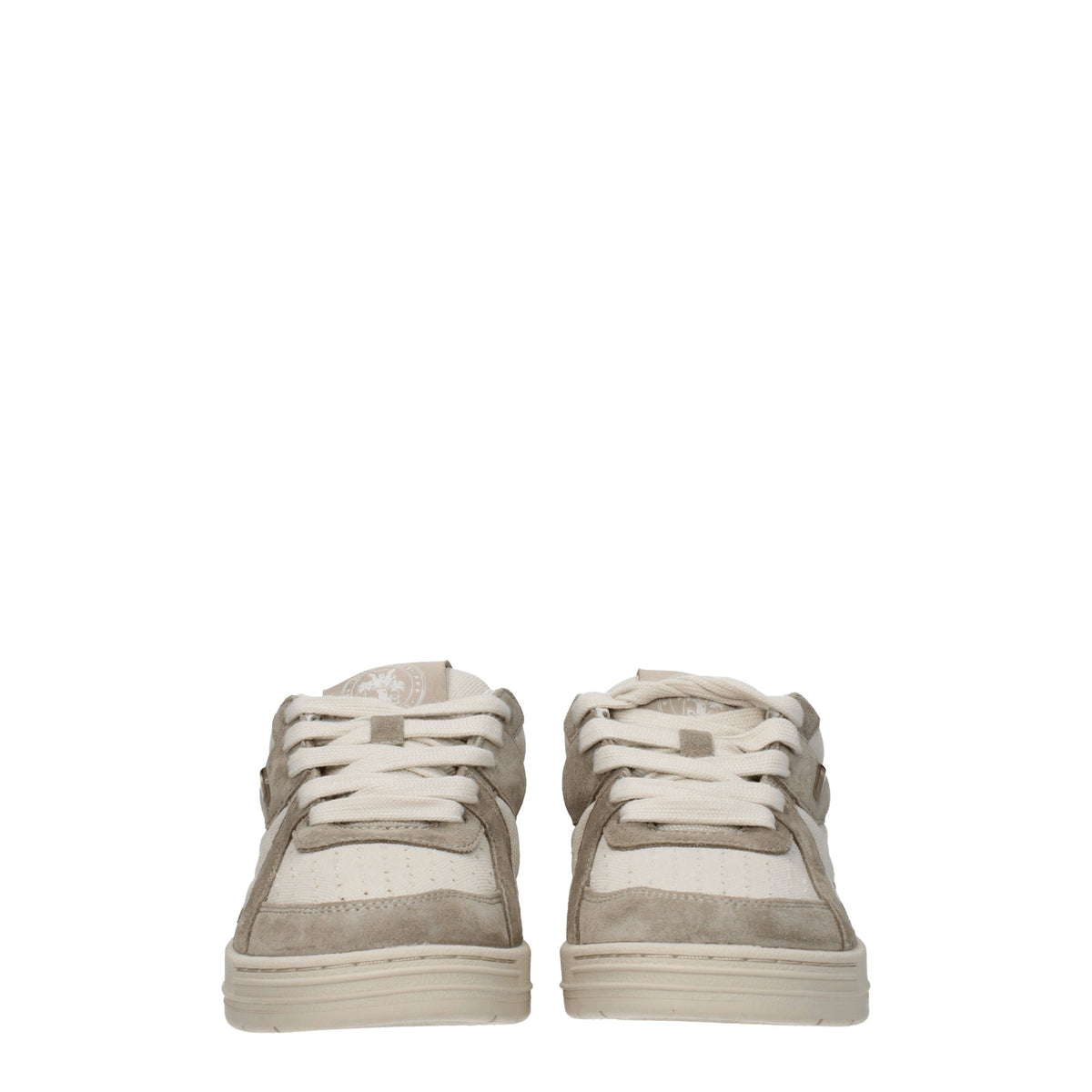 Palm Angels Sneakers Donna Tessuto Beige Camel