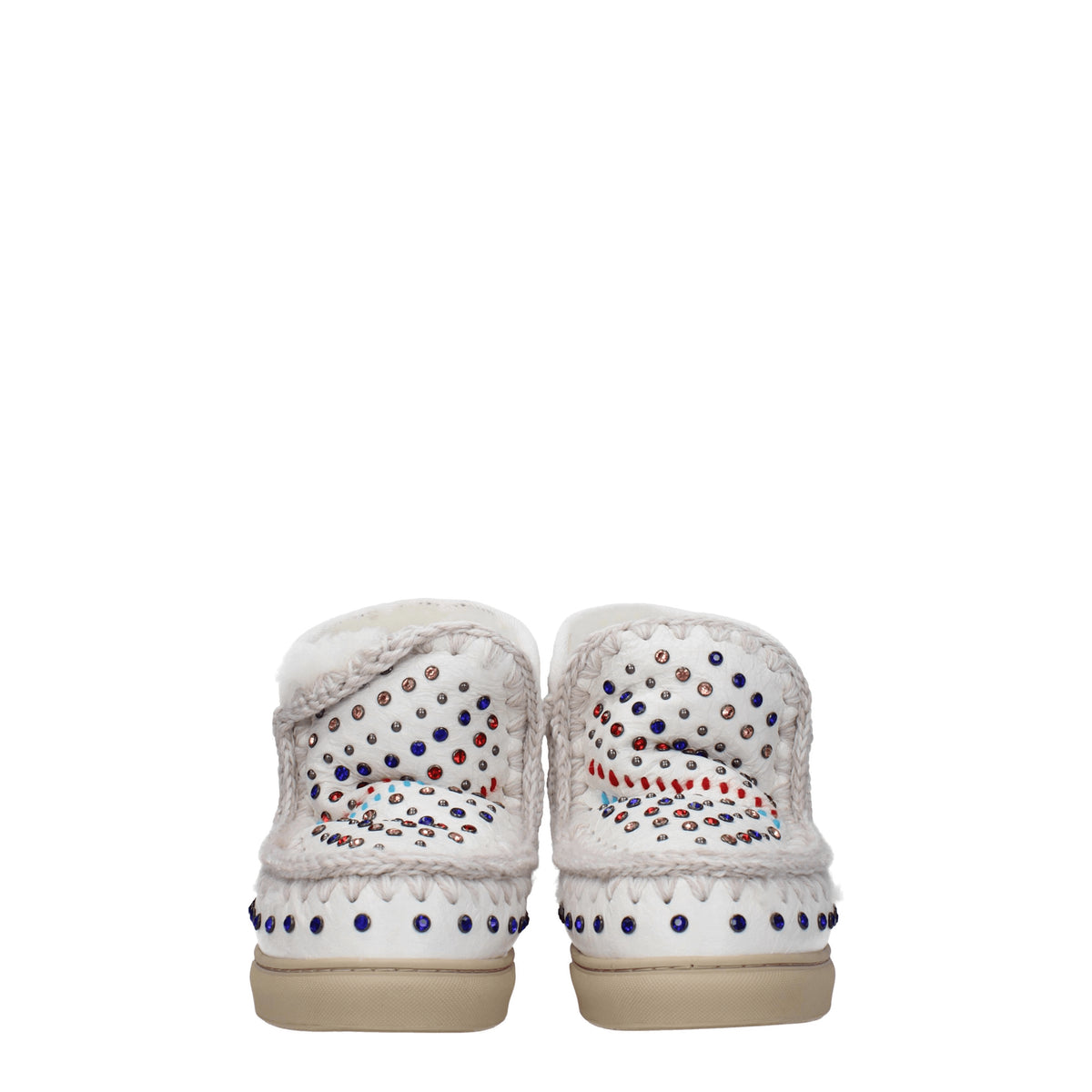 Mou Stivaletti Donna Pelle Bianco Viola