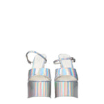 Valentino Garavani Sandali Donna Vernice Argento