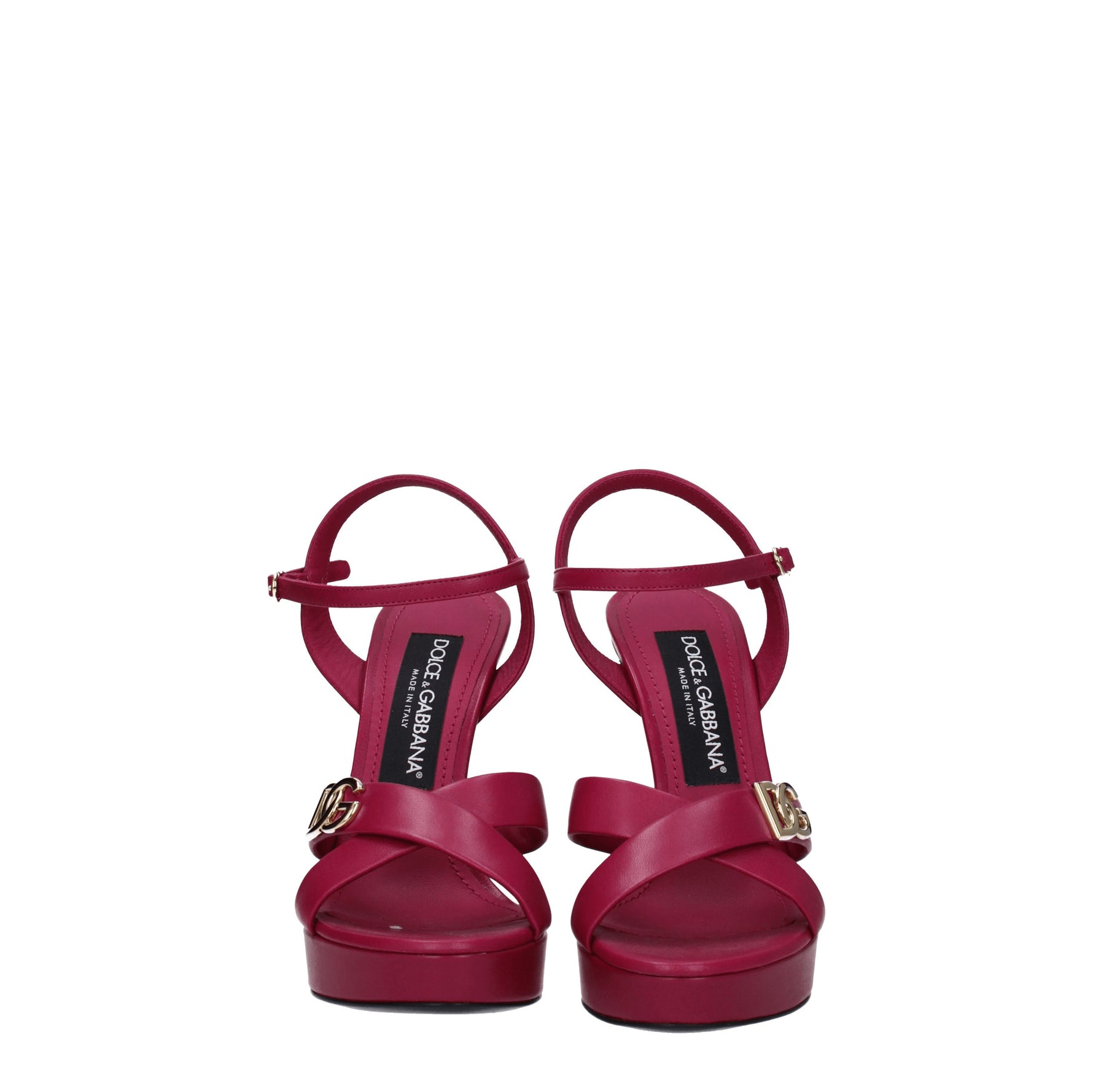 Dolce&Gabbana Sandali Donna Pelle Fuxia Ibisco