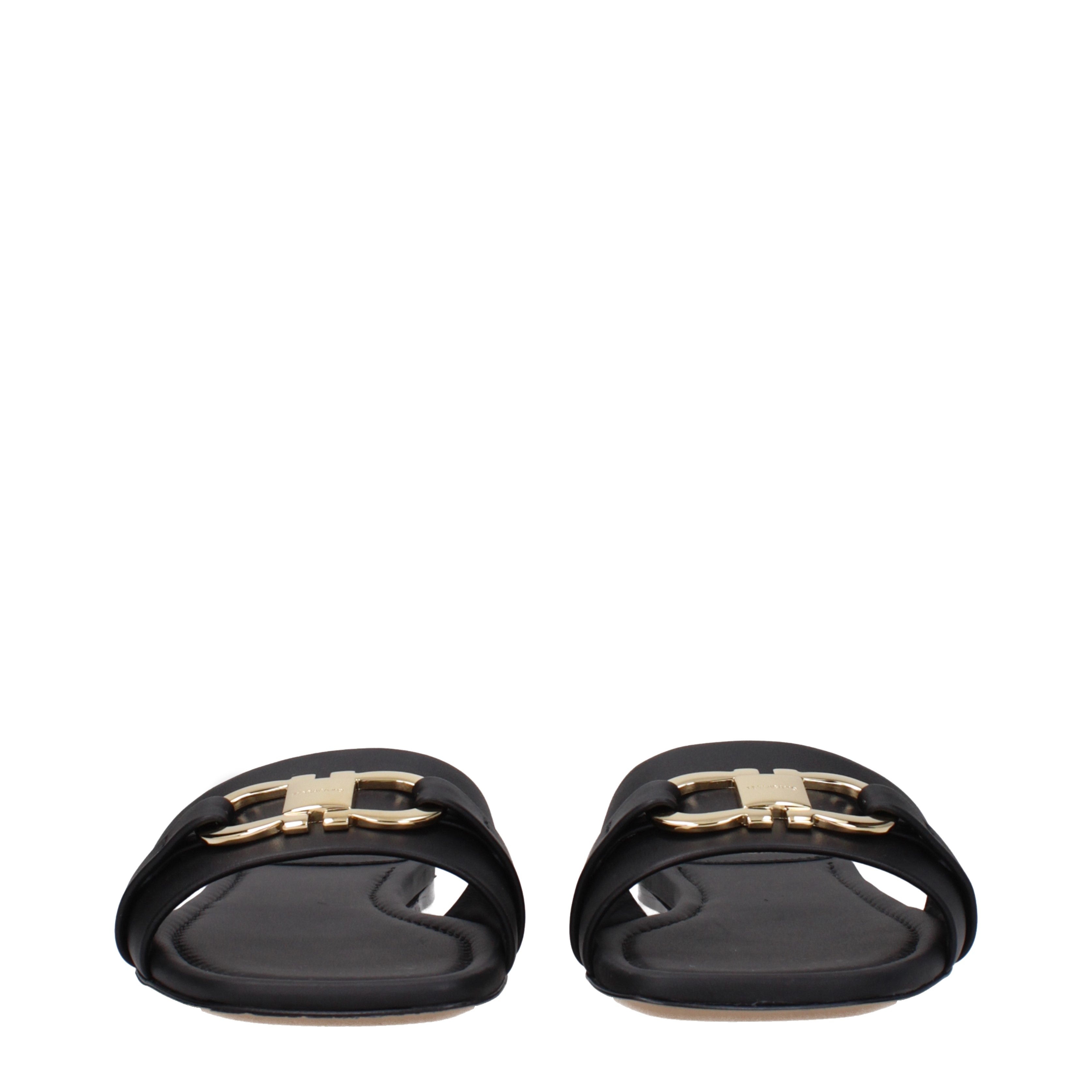 Salvatore Ferragamo スリッパと下駄 女性 皮革 黒 | B-Exit – B-Exit