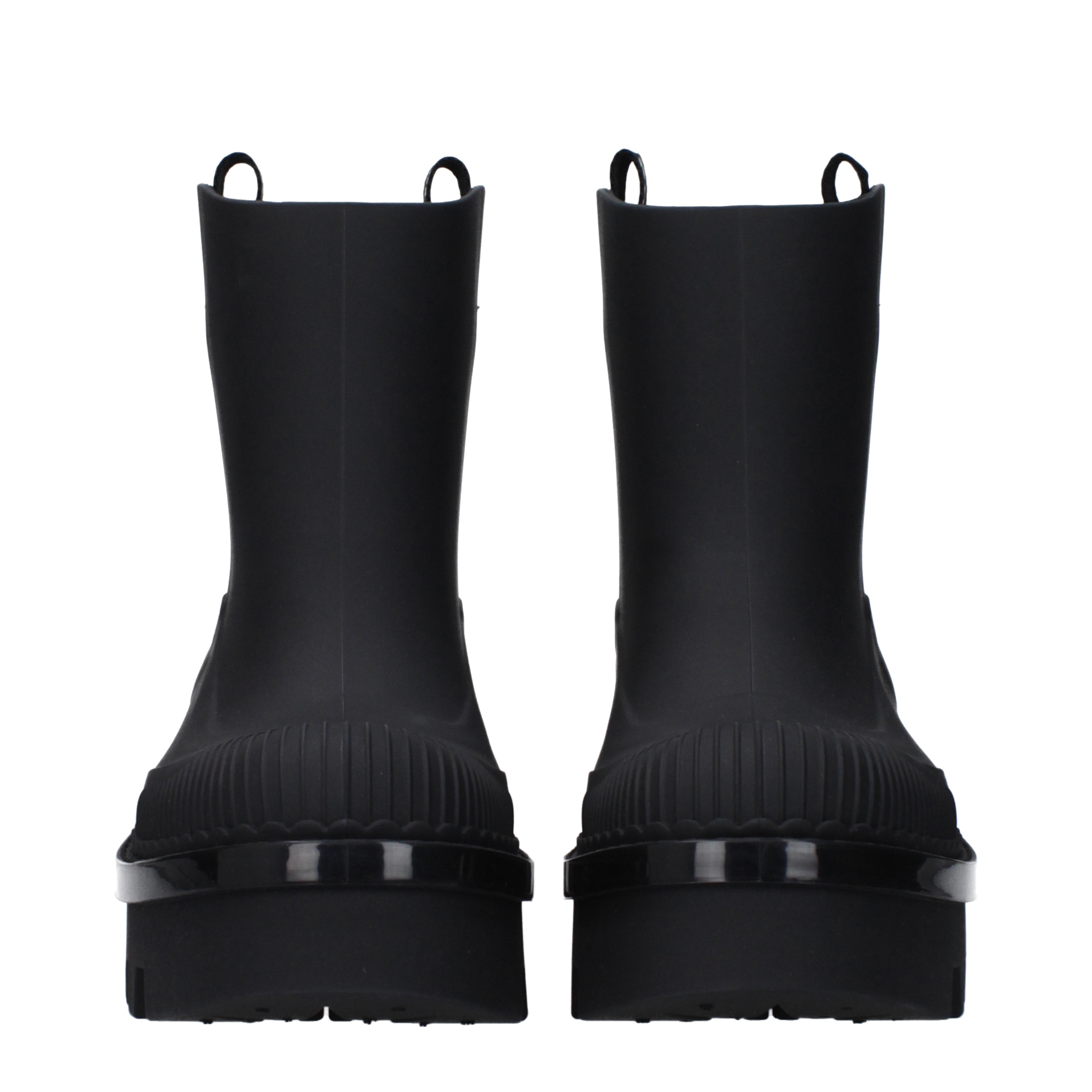 Chloé アンクルブーツ 女性 ラバー 黒 | B-Exit – B-Exit top shop online
