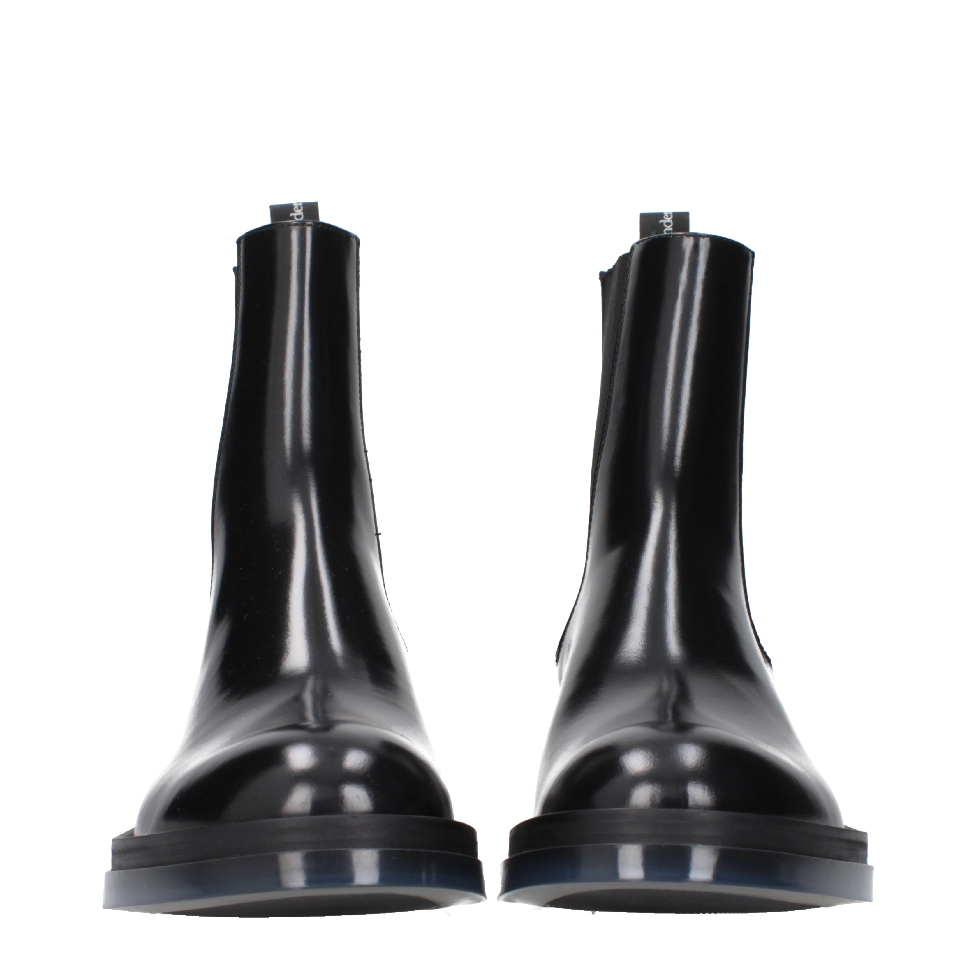 お買い得！MQUEENレザー アンクルブーツ ブラック Alexander McQueen アンクルブーツ 男性 皮革 黒 | B-Exit – B-Exit