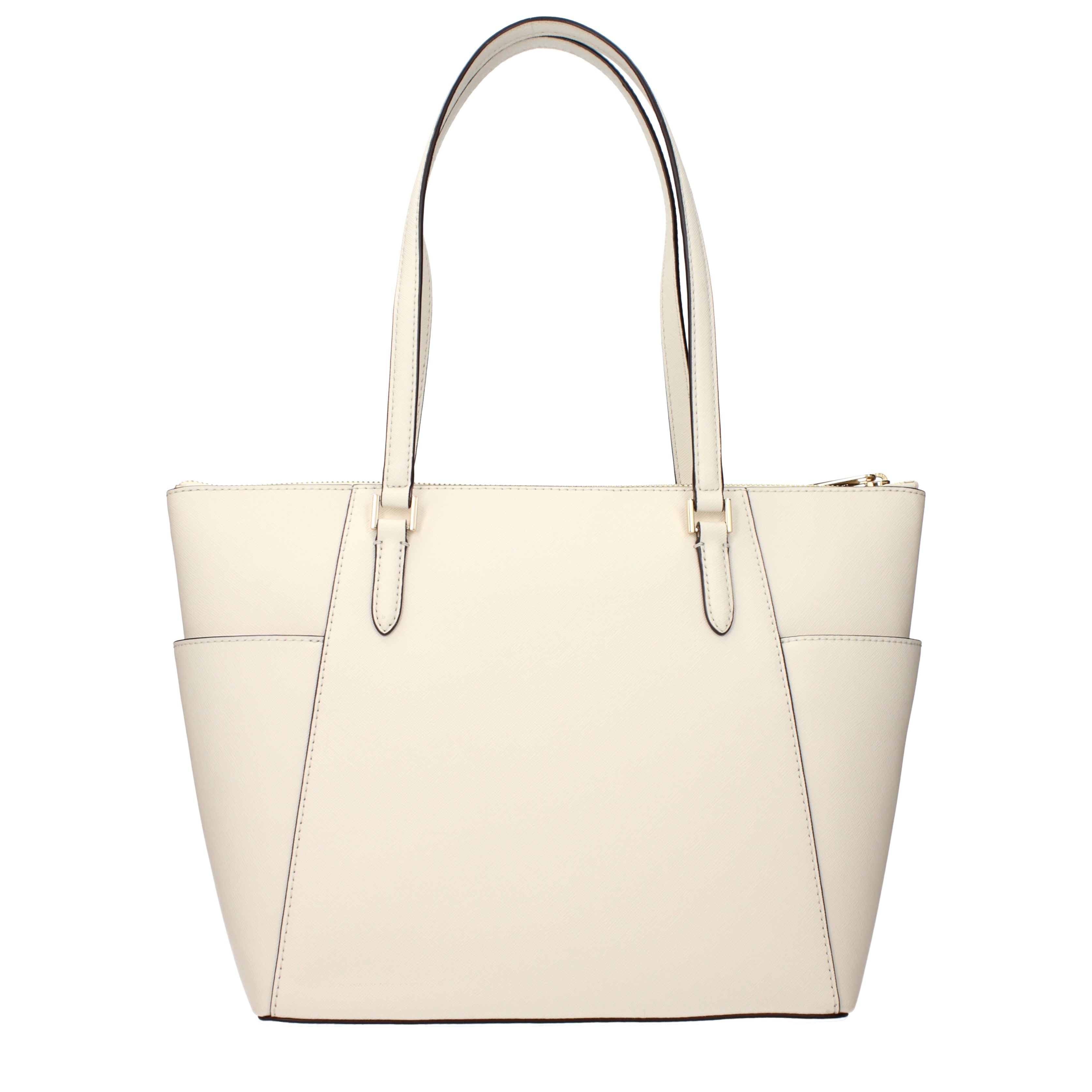 Michael Kors Shoulder Bags Women Leather Beige/Light Cream | B