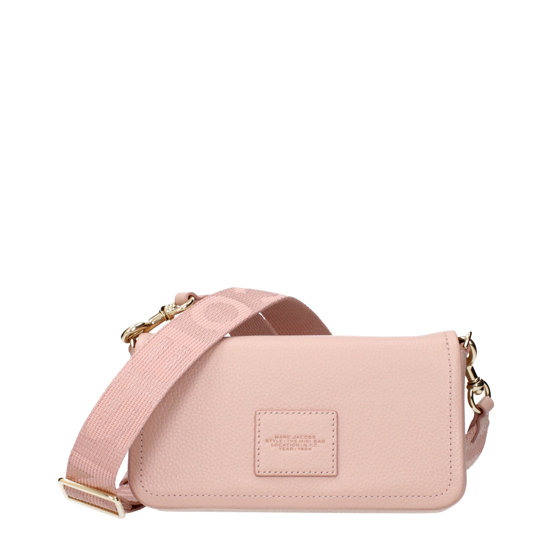Marc Jacobs Crossbody Bags Women Leather Pink/Nude Pink B-Exit