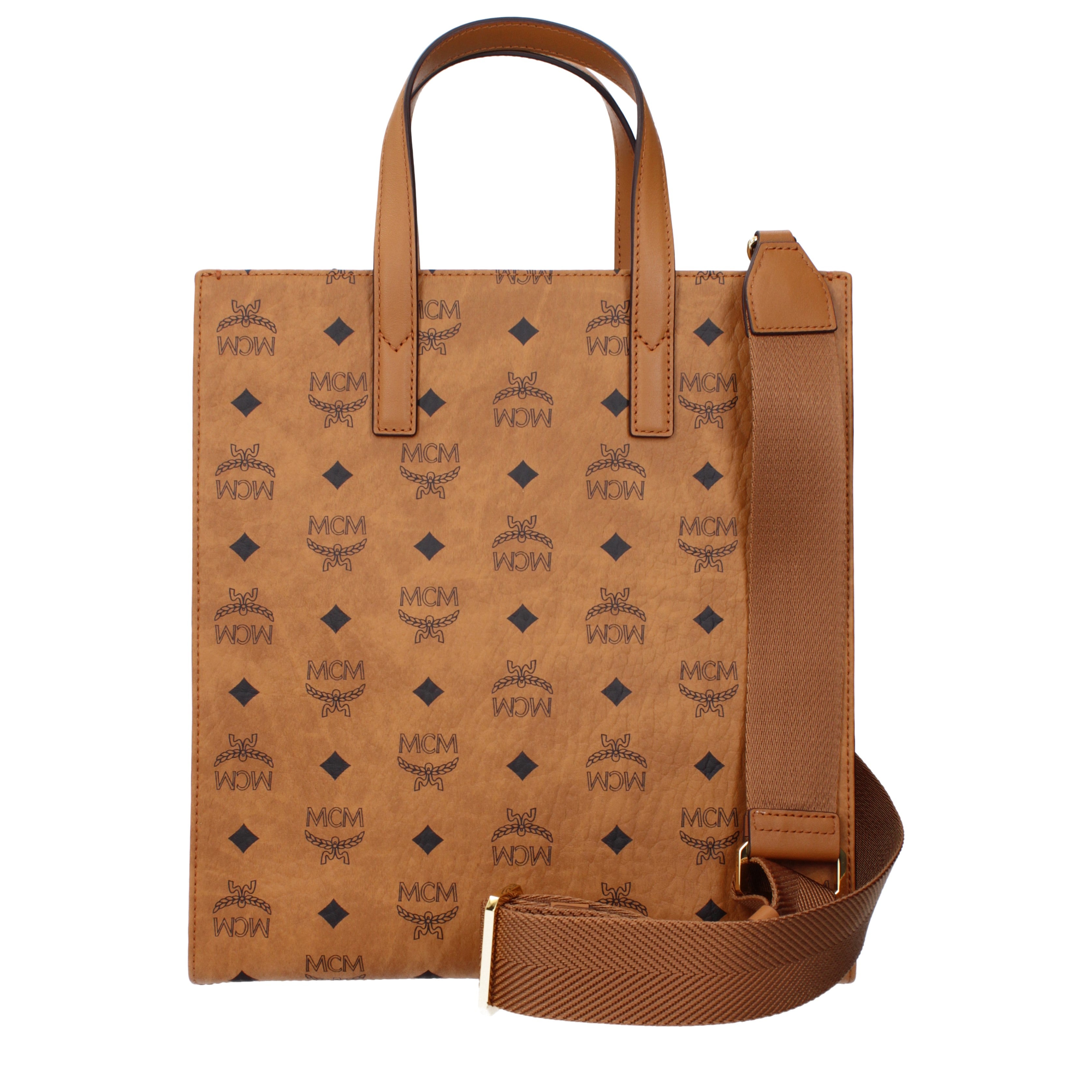 MCM Handbags Men Fabric Brown/Cognac | B-Exit – B-Exit top shop online