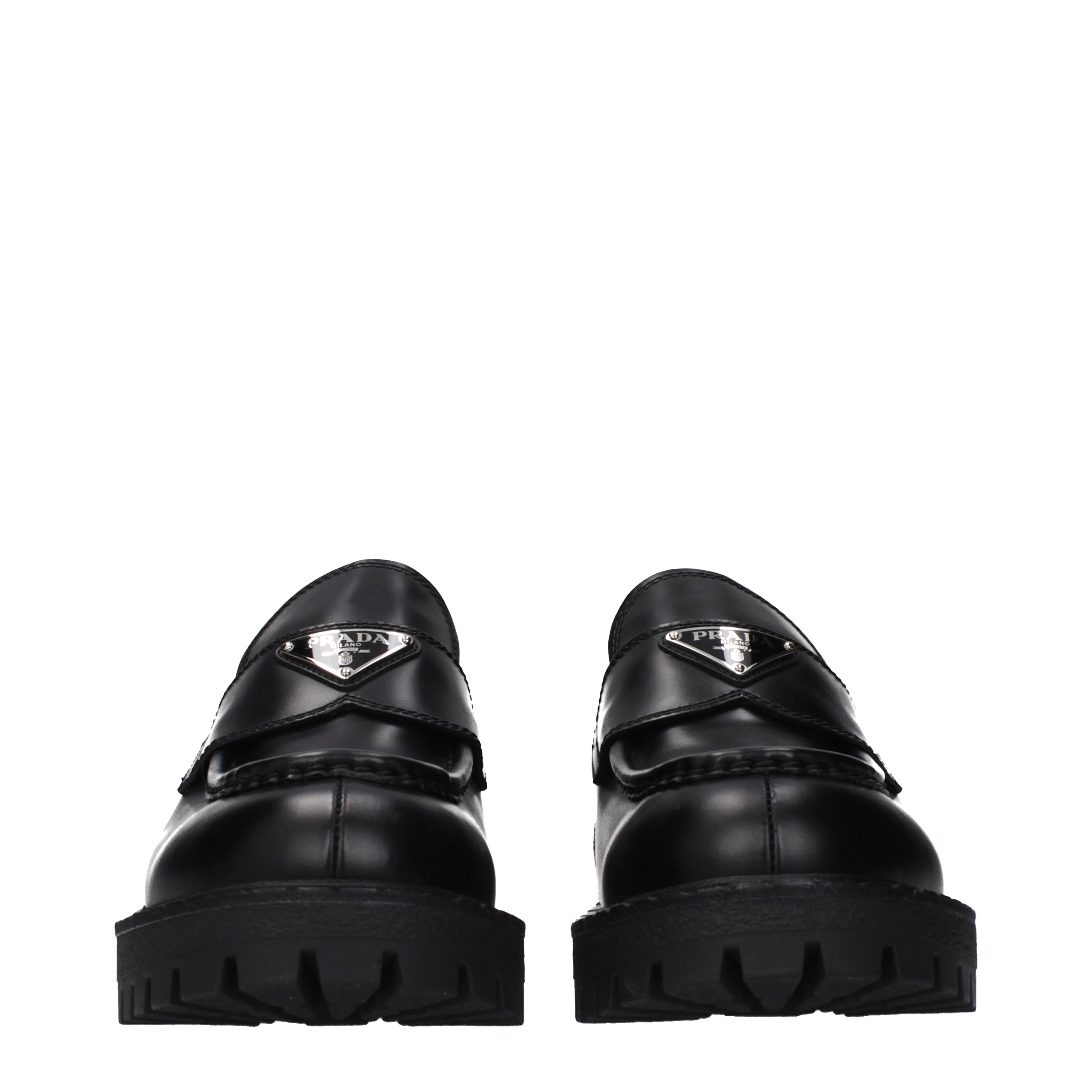 Prada Loafers Men Leather Black | B-Exit – B-Exit top shop online