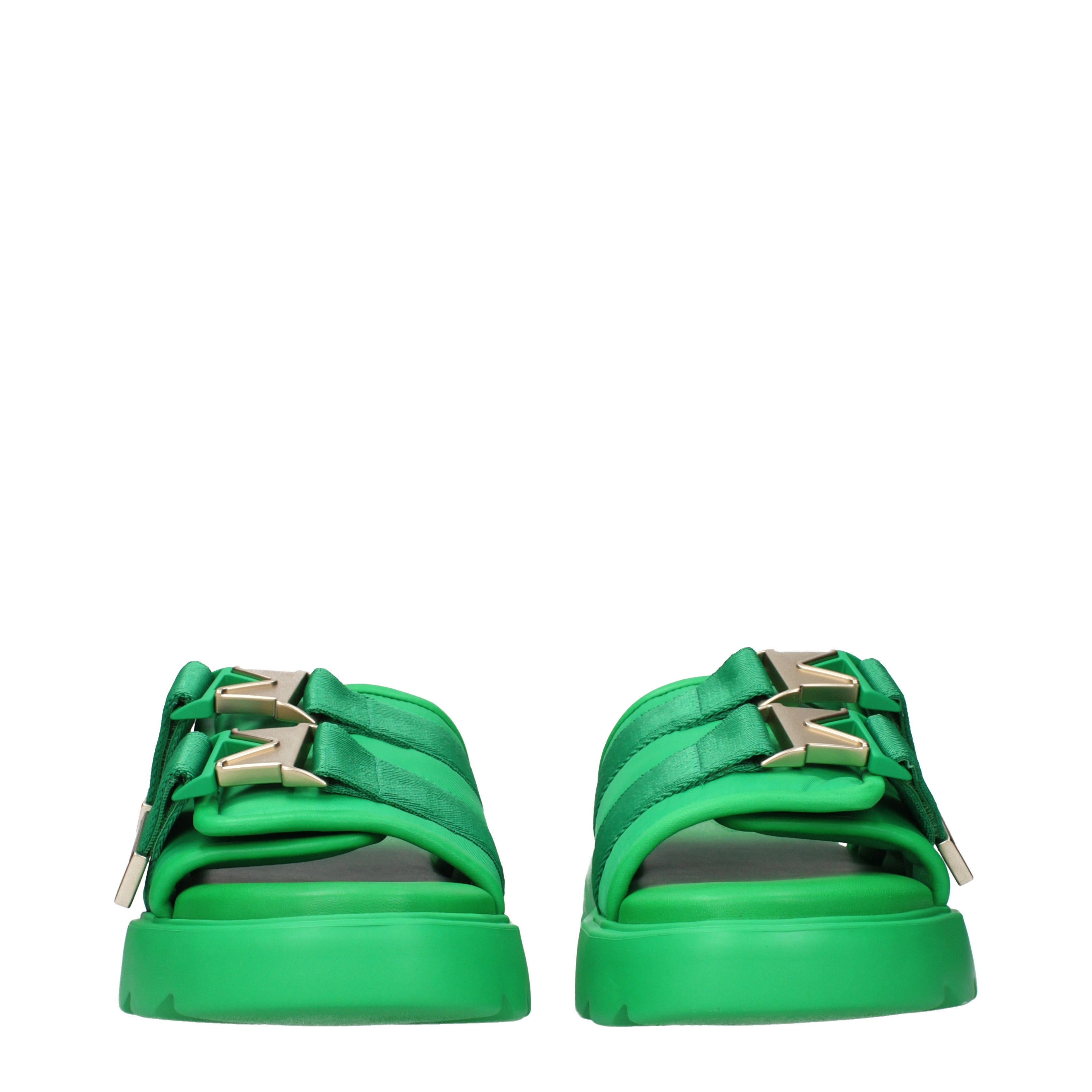 Bottega Veneta スリッパと下駄 男性 ファブリック 緑/Grass | B-Exit